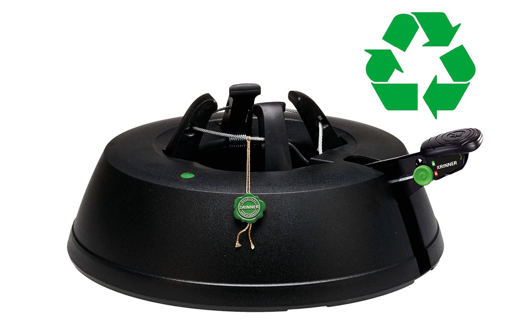 Krinner Christbaumständer KRINNER Green Line Comfort Grip M (1-tlg), Original-Rundum-Einseil-Technik