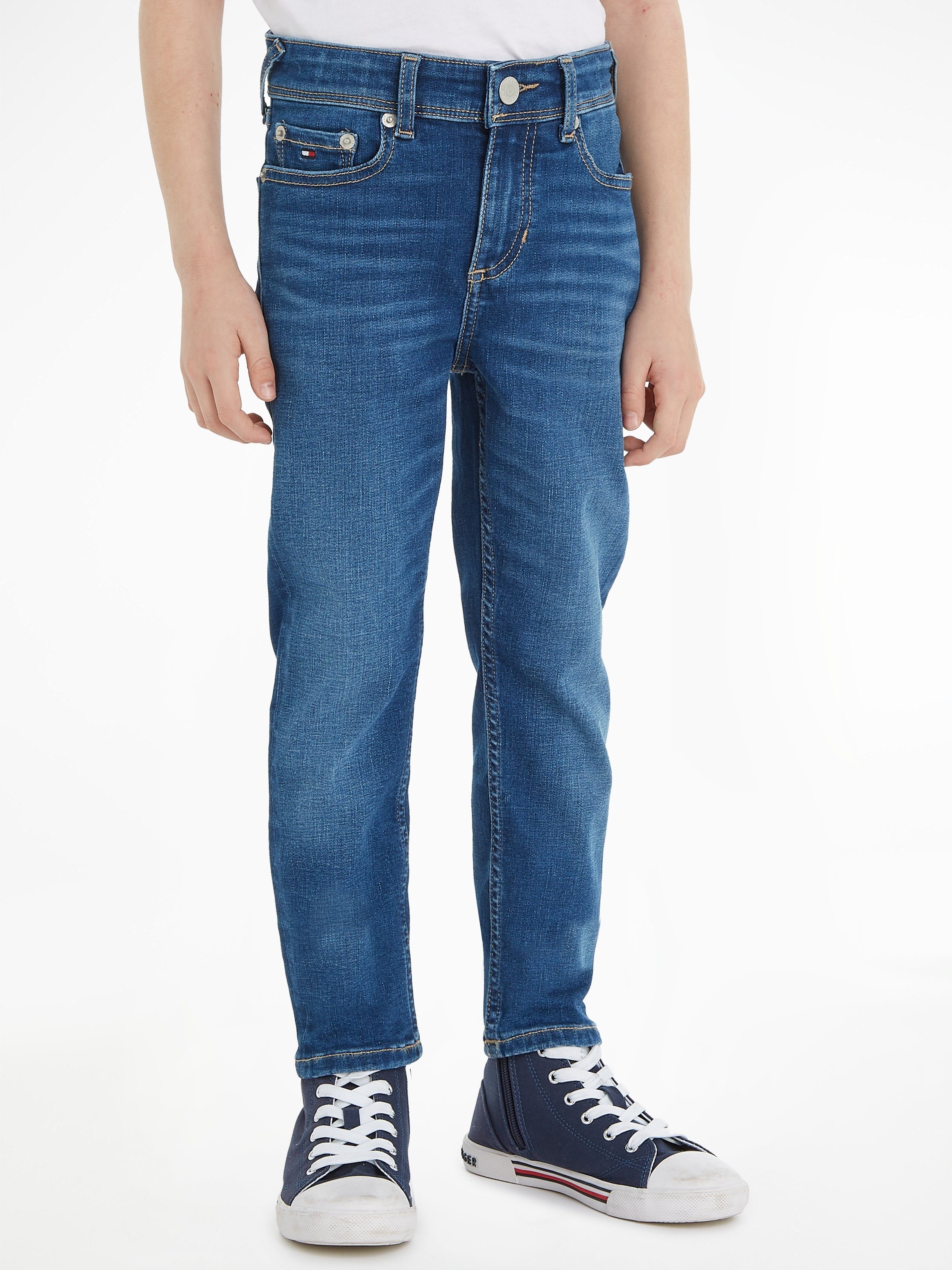 Hilfiger recycelte Tommy SCANTON Baumwolle enthält 20% Y, Stretch-Jeans Jeans