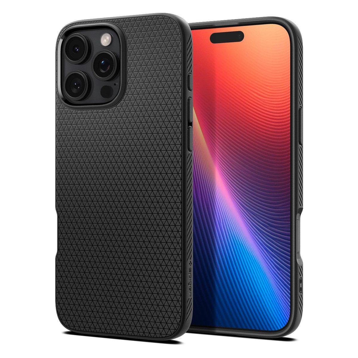 Spigen Handyhülle Hülle für iPhone 16 Pro Schutzhülle Robust Case Handyhülle 6,3 Zoll, 360-Grad Schutz, Kabelloses Laden, Robust, Schocksicher, Waschbar
