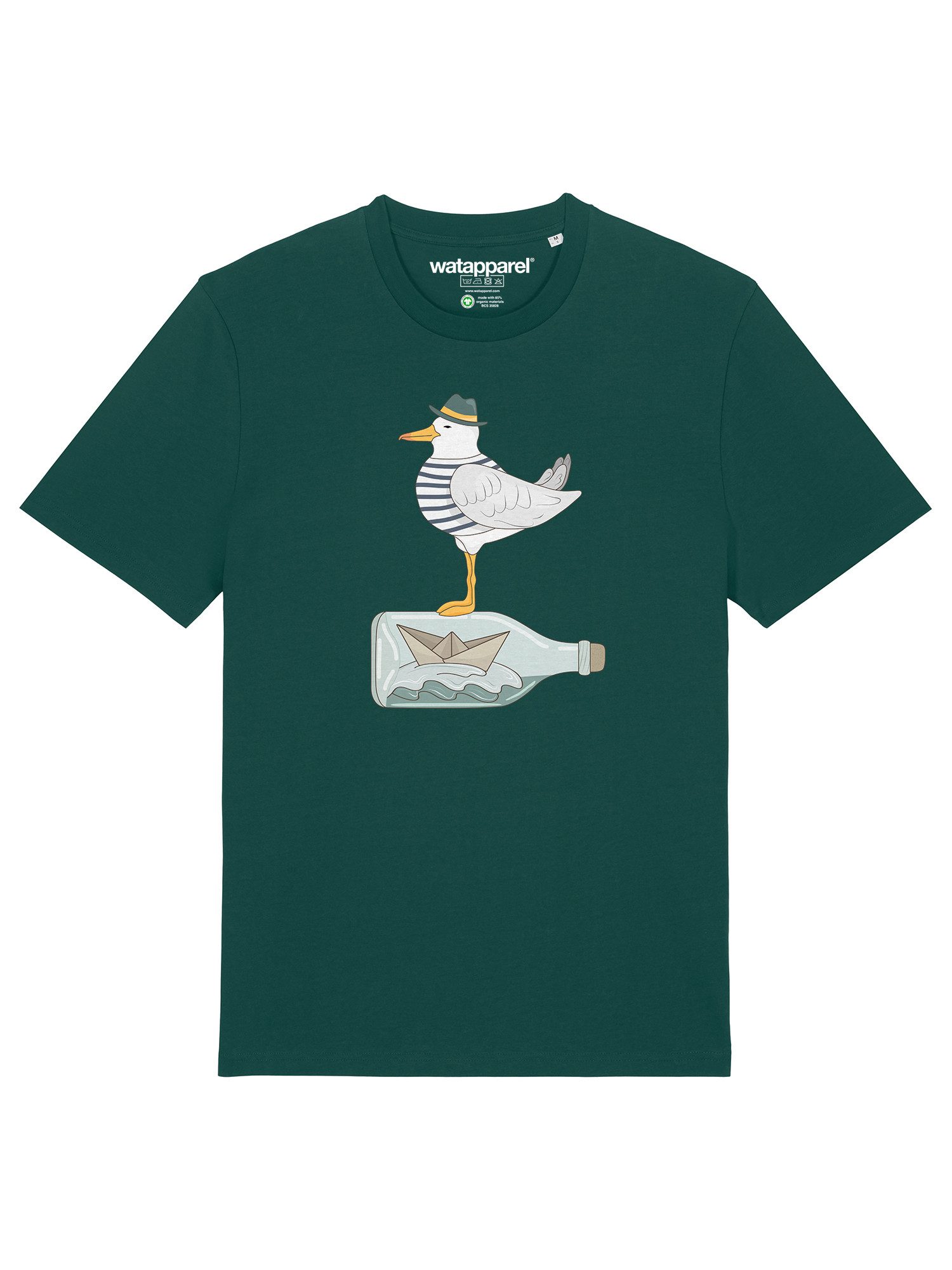 wat? Apparel T-Shirt Möwe mit Hut günstig online kaufen