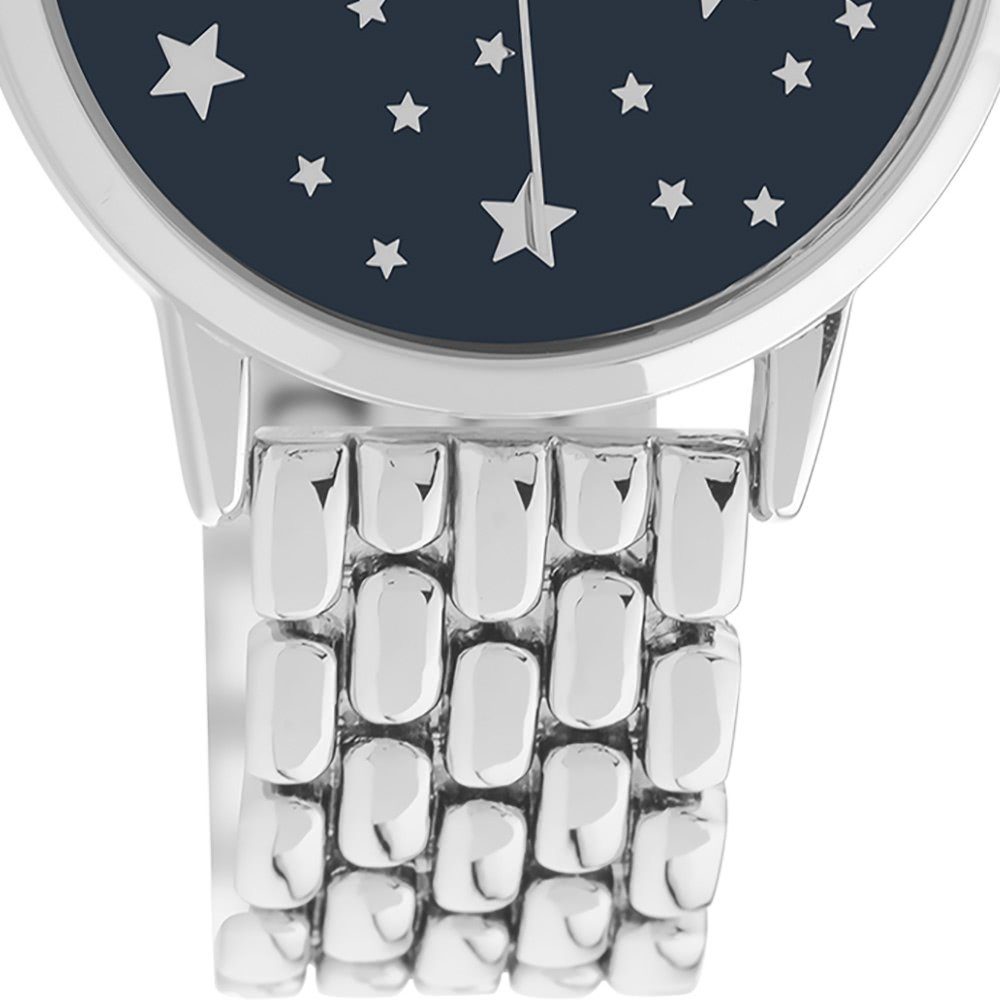 OOZOO Quarzuhr Oozoo Damen Armbanduhr Timepieces, (Analoguhr), Damenuhr rund, mittel (ca. 34mm) Edelstahlarmband, Elegant-Style