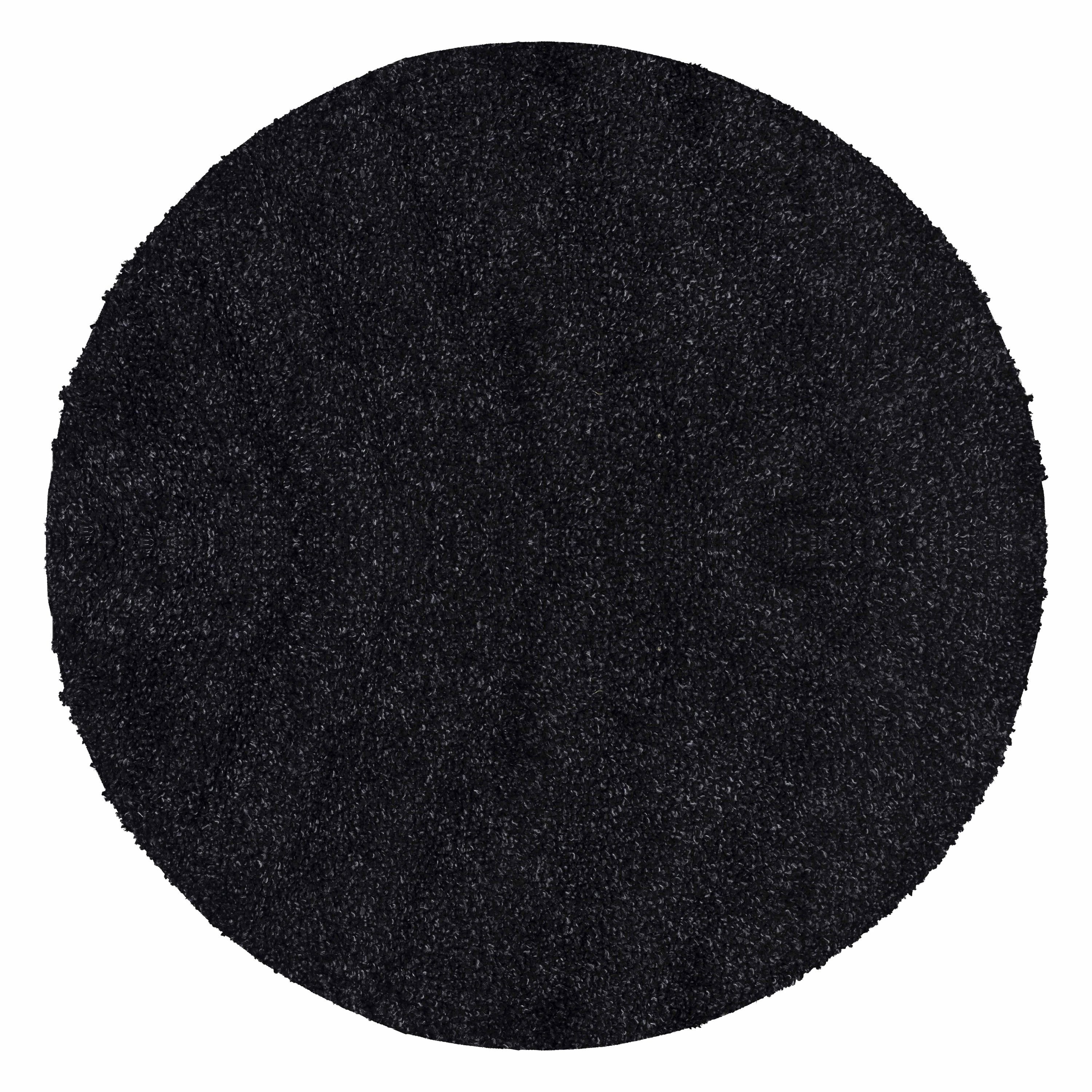 Teppium Teppich Unicolor - Einfarbig, Rund, Höhe: 30 mm, Einfarbig Shaggy T günstig online kaufen