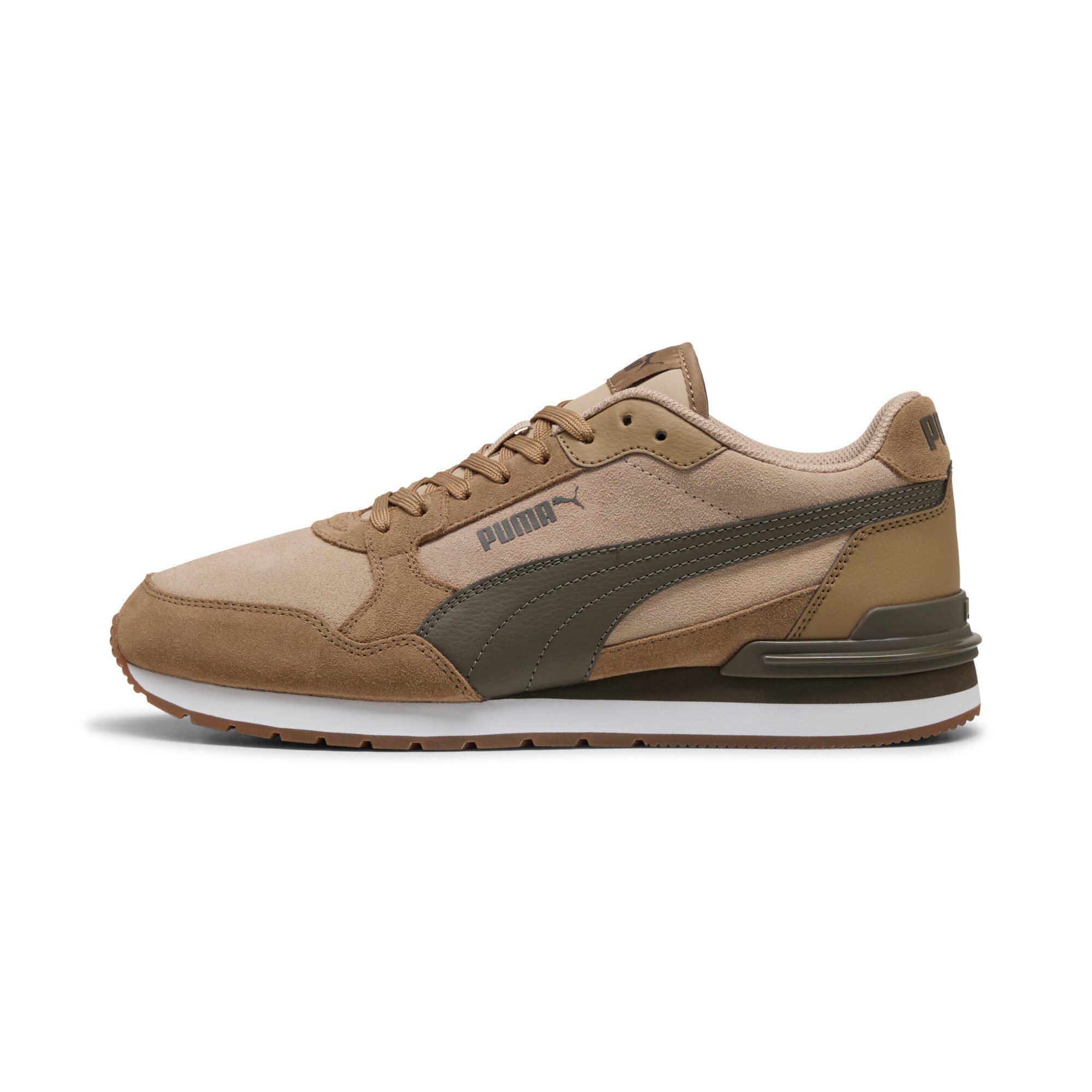 PUMA ST RUNNER V4 SD Sneaker mit Retro-Style, aus Leder, mit SOFTFOAM+ Einlegesohle