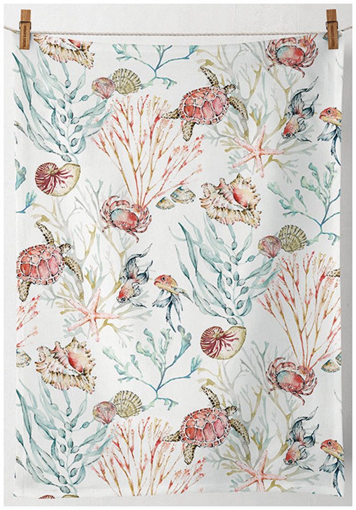 Ambiente® Geschirrtuch Sea Animals, (1-tlg., 1-teilig), günstig online kaufen