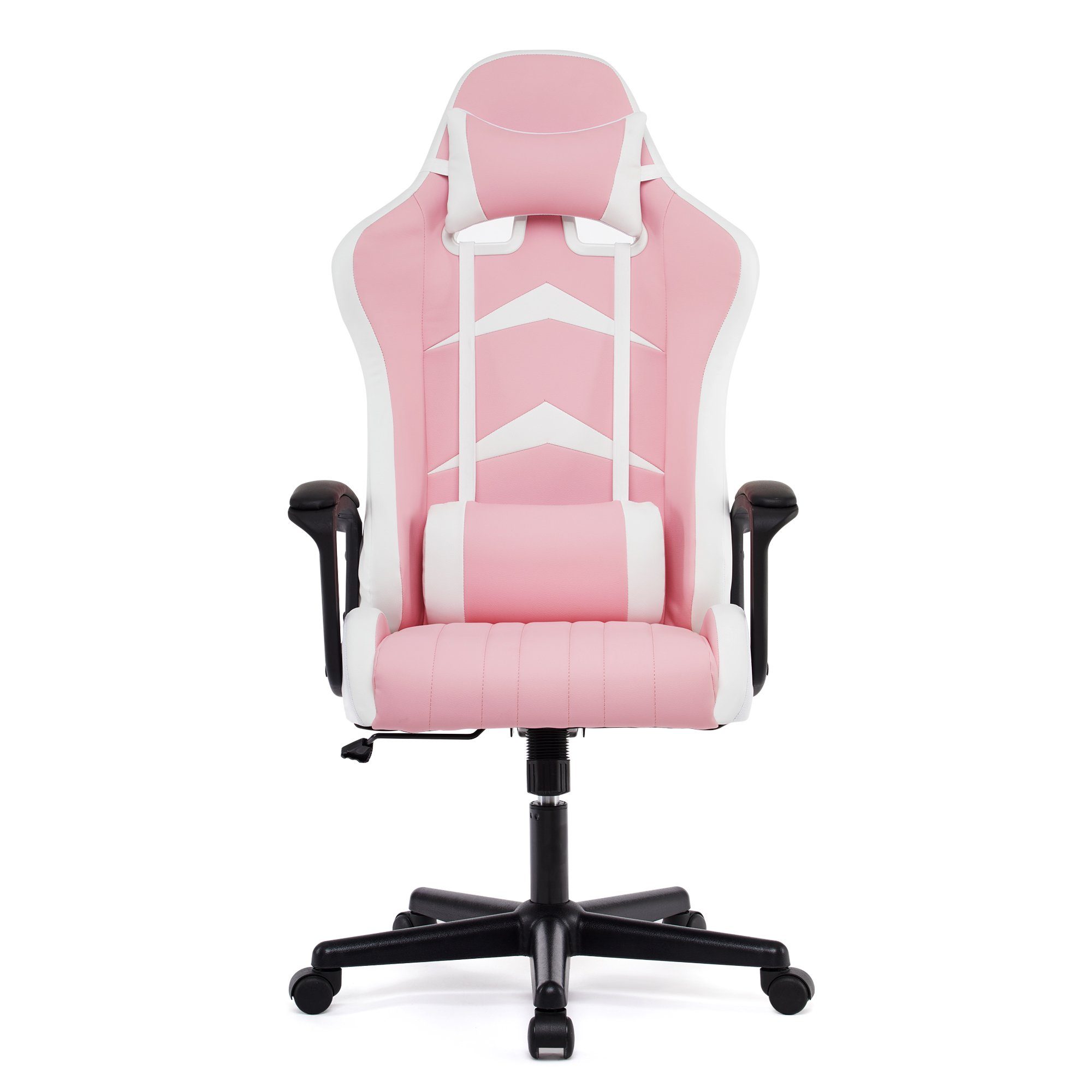 mit WM Ergonomischer hoher Heart Gaming-Stuhl Rückenlehne rosa Verstellbarer Schreibtischstuhl Intimate