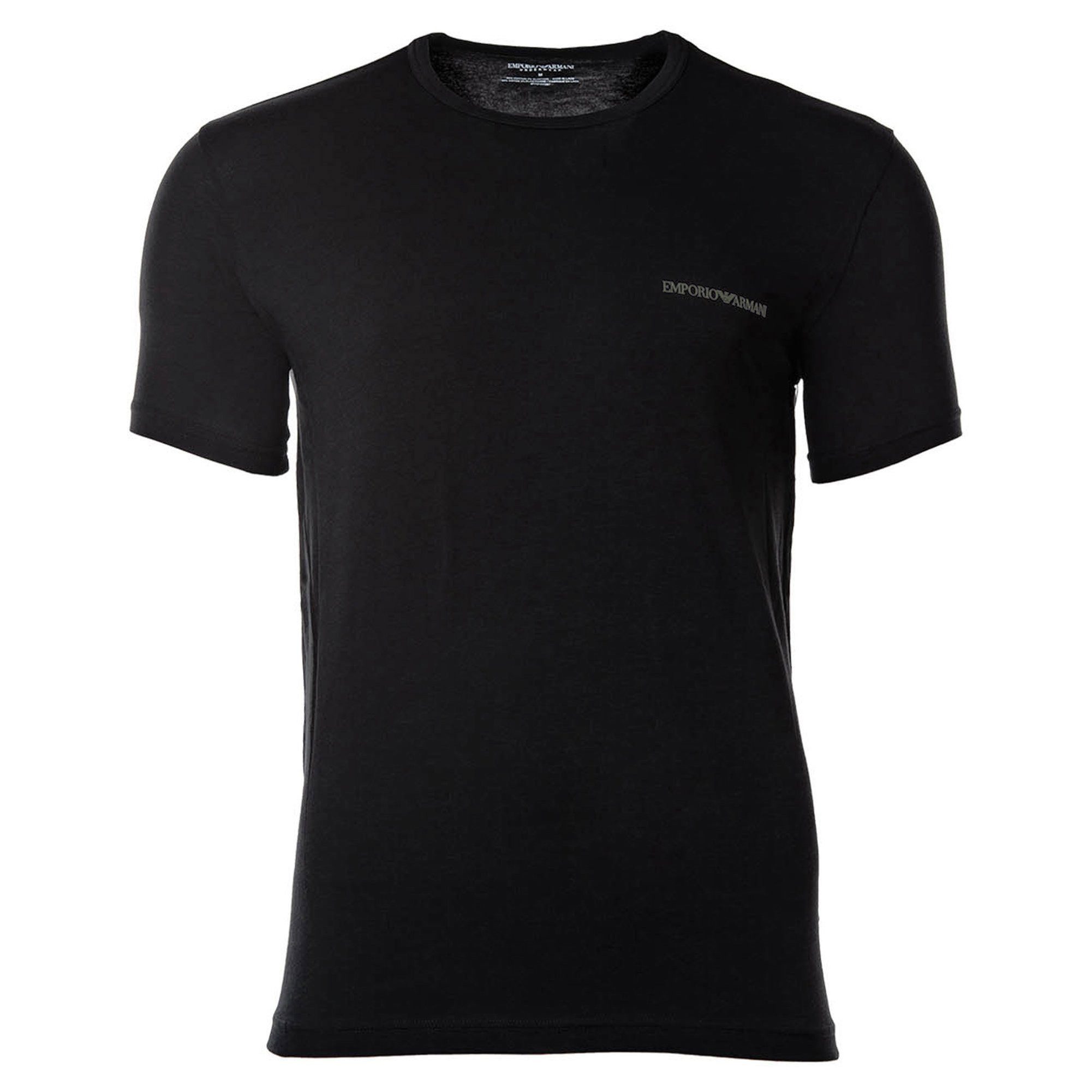 Emporio Armani T-Shirt Herren T-Shirt 2er Pack Baumwolle CORE LOGOBAND (Packung, 2er Pack)