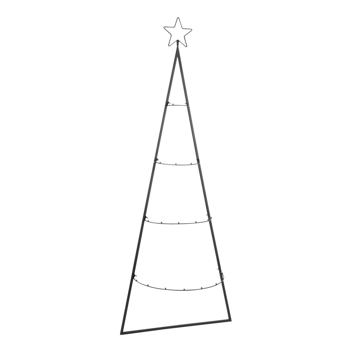 House of Seasons Wandregal House of Seasons Wand deko Haenger schwarz - l50xb1xh131cm