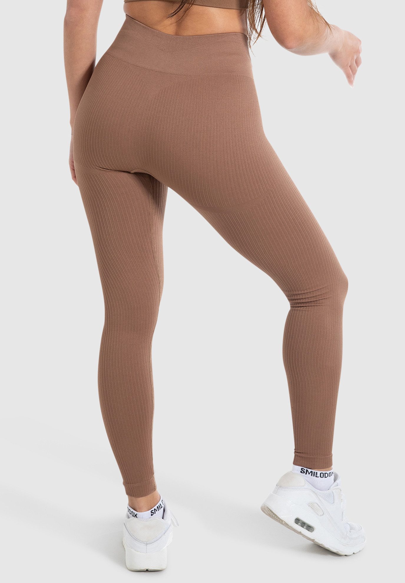 Smilodox Leggings Amaze Ripp, Blickdichte Sporthose günstig online kaufen