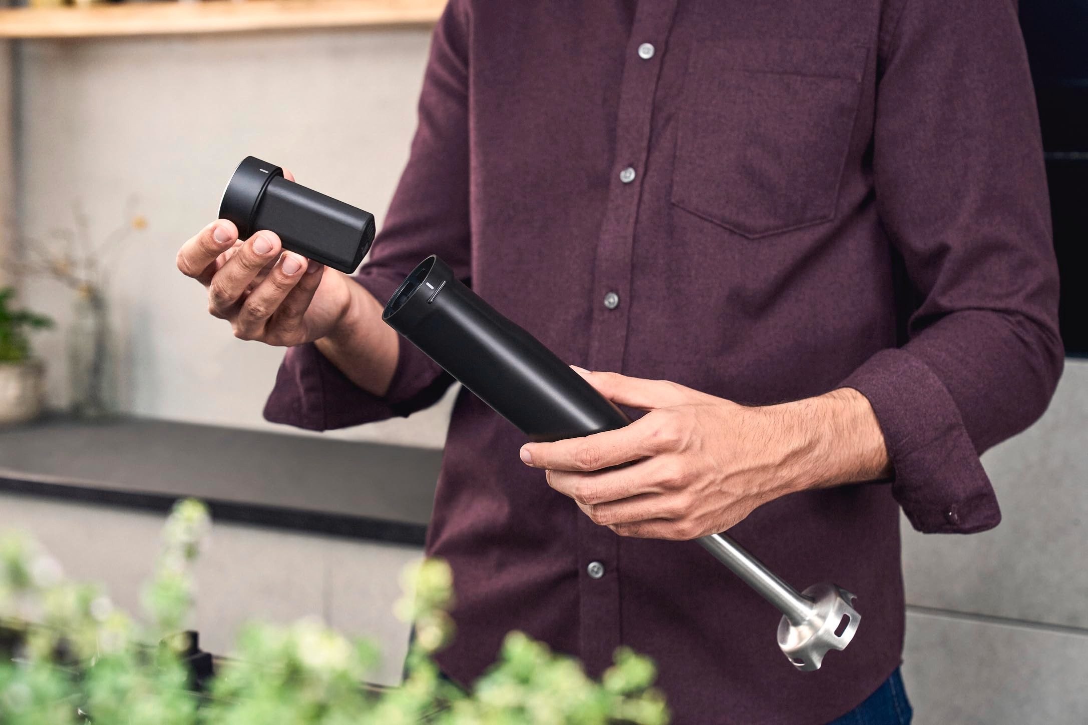 Zwilling Stabmixer XTEND, Kabelloser Akku-Stabmixer mit Winglet-Klinge und Soft-Start