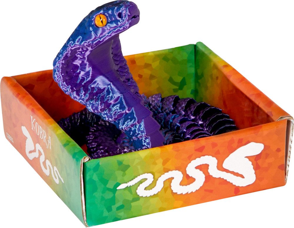 COPPENRATH DIE SPIEGELBURG Spielwelt Kristalltier Drache farbig sortiert, (Set, 1-tlg., 1), metallischer Glanzeffekt