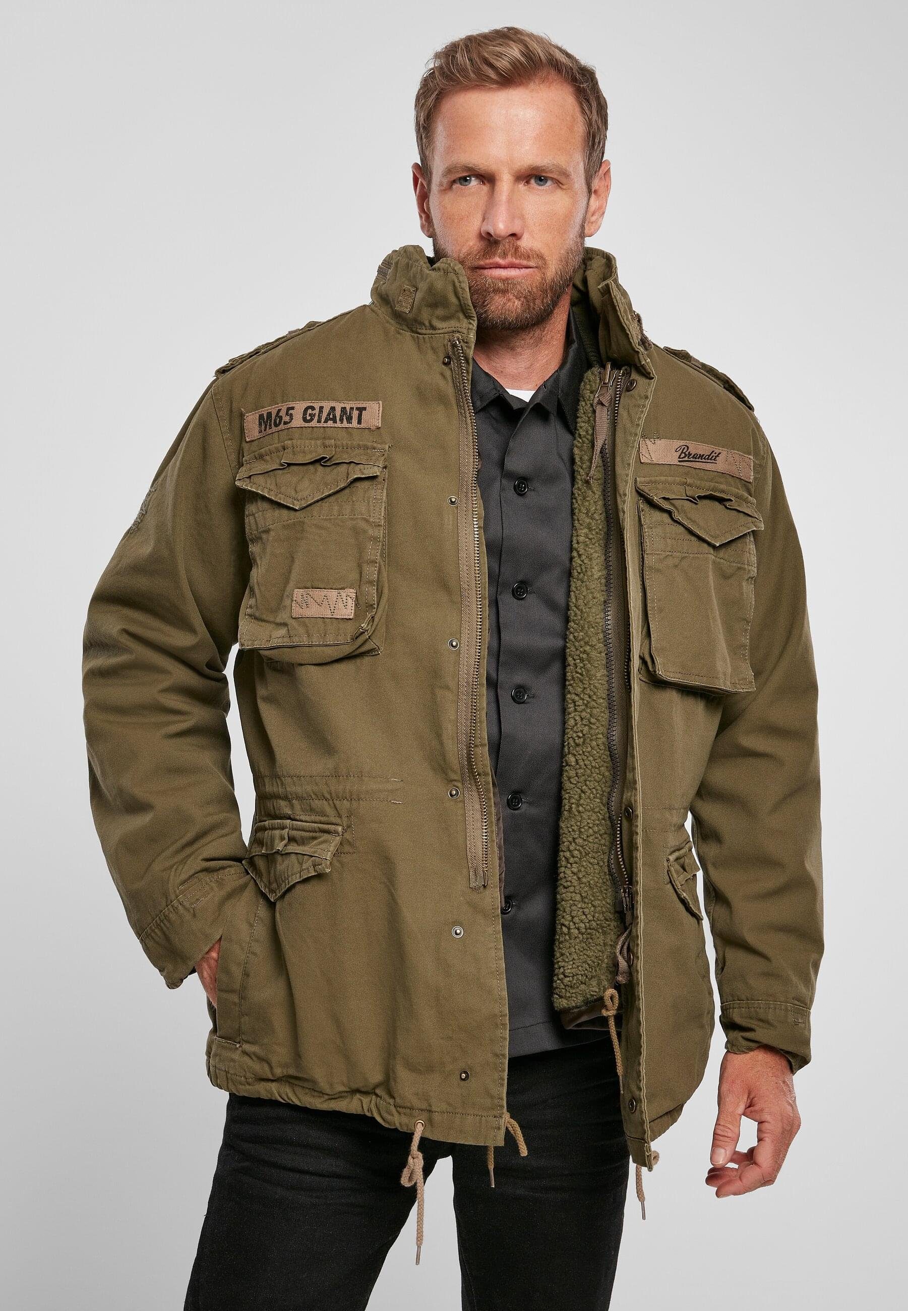 Herren Wintermantel Giant Jacket olive Brandit M-65