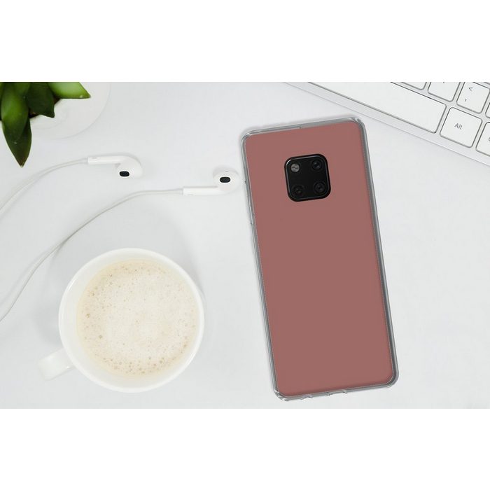 MuchoWow Handyhülle Terrakotta - Muster - Rosa Handyhülle Huawei Mate 20 Pro Handy Case Silikon Bumper Case OR12170