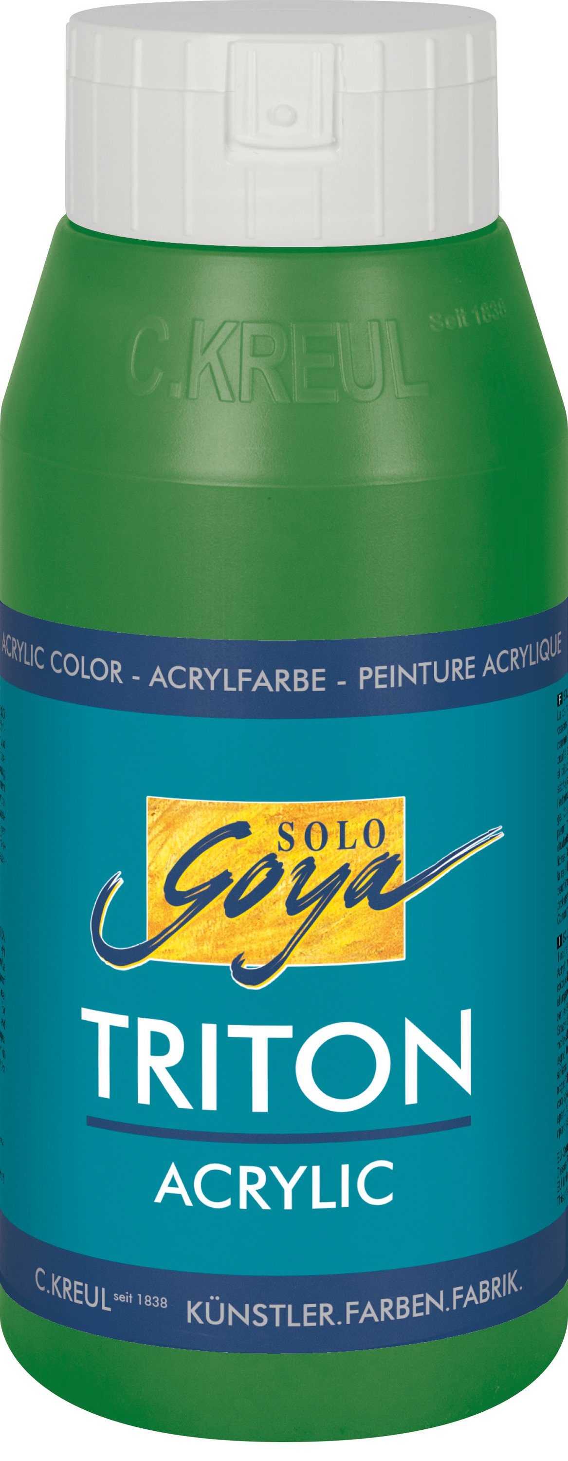 Kreul Acrylfarbe Solo Goya Triton Acrylic, 750 ml Laubgrün