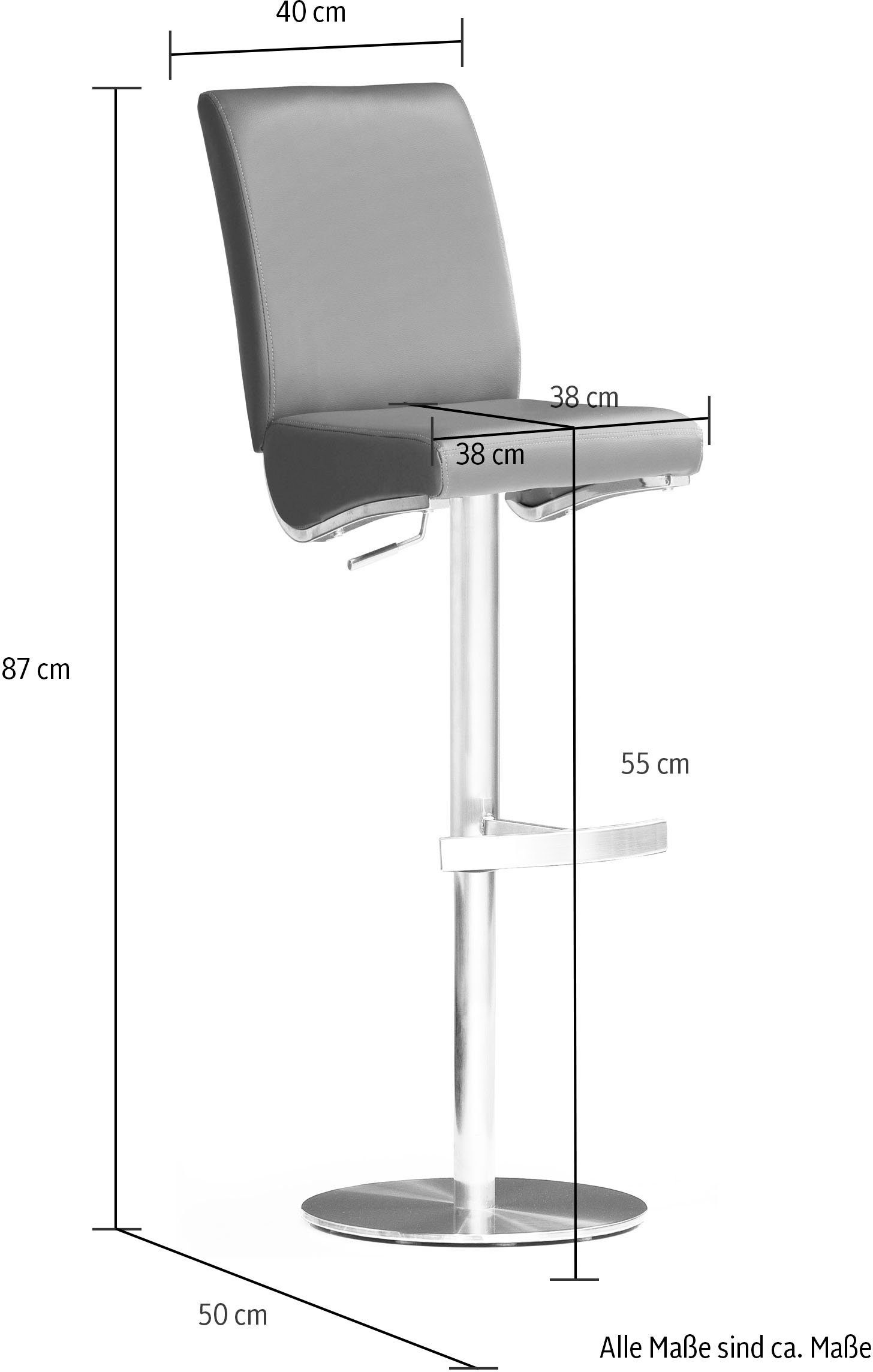 MCA furniture Bistrostuhl BARBECOOL, mit Rückenlehne, günstig online kaufen