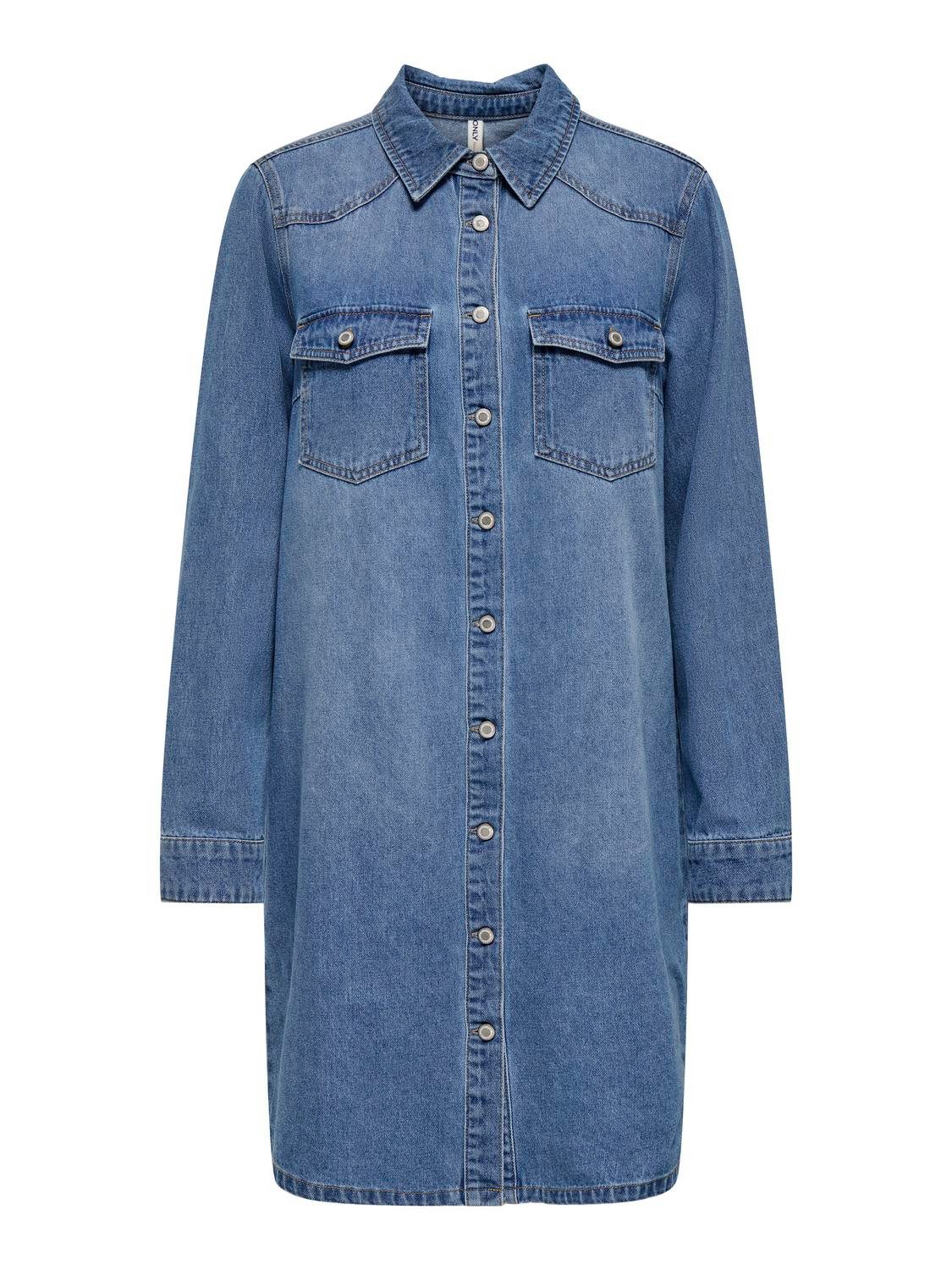 ONLY Jeanskleid ONLLISA L/S DNM DRESS GUA NOOS günstig online kaufen