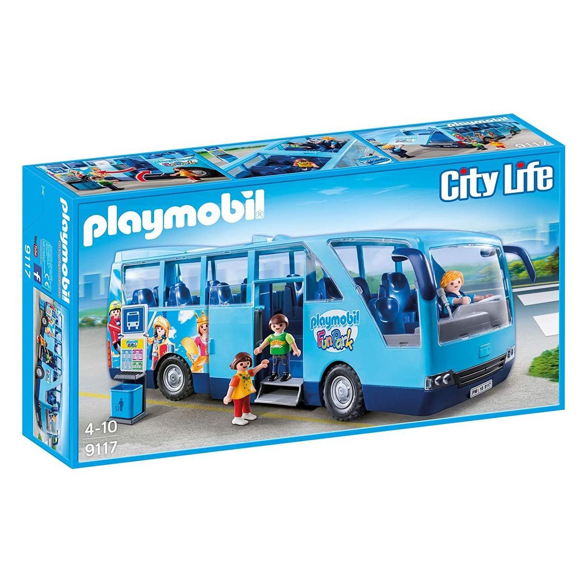 Playmobil® Spielzeug-Bus PLAYMOBIL® 9117 - City Life - Schulbus, Fun Park