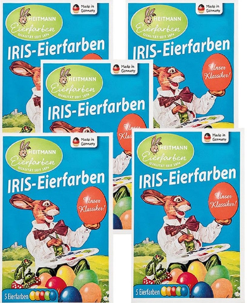 1A PHOTO PORST Osterei 5 x 1A PHOTO PORST Iris Eierfarben