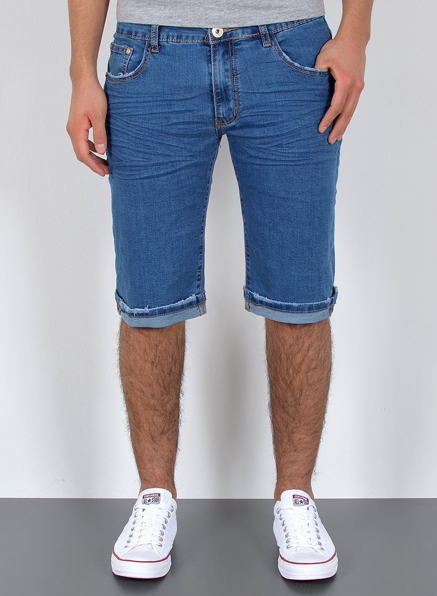 ESRA Jeansshorts Herren Jeans Shorts Hose günstig online kaufen