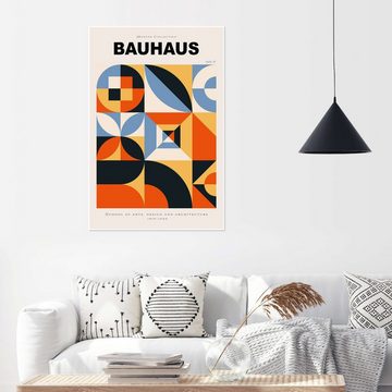 Posterlounge Poster Exhibition Posters, Bauhaus Nr. 5, Wohnzimmer Mid-Century Modern Malerei