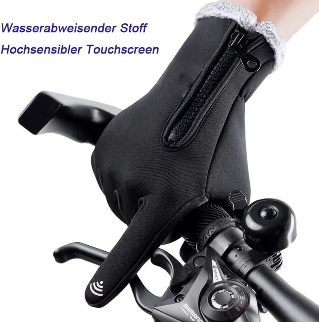 Winterhandschuhe warme Frauen, Männer Touchscreen-Handschuhe Reithandschuhe für und TUABUR