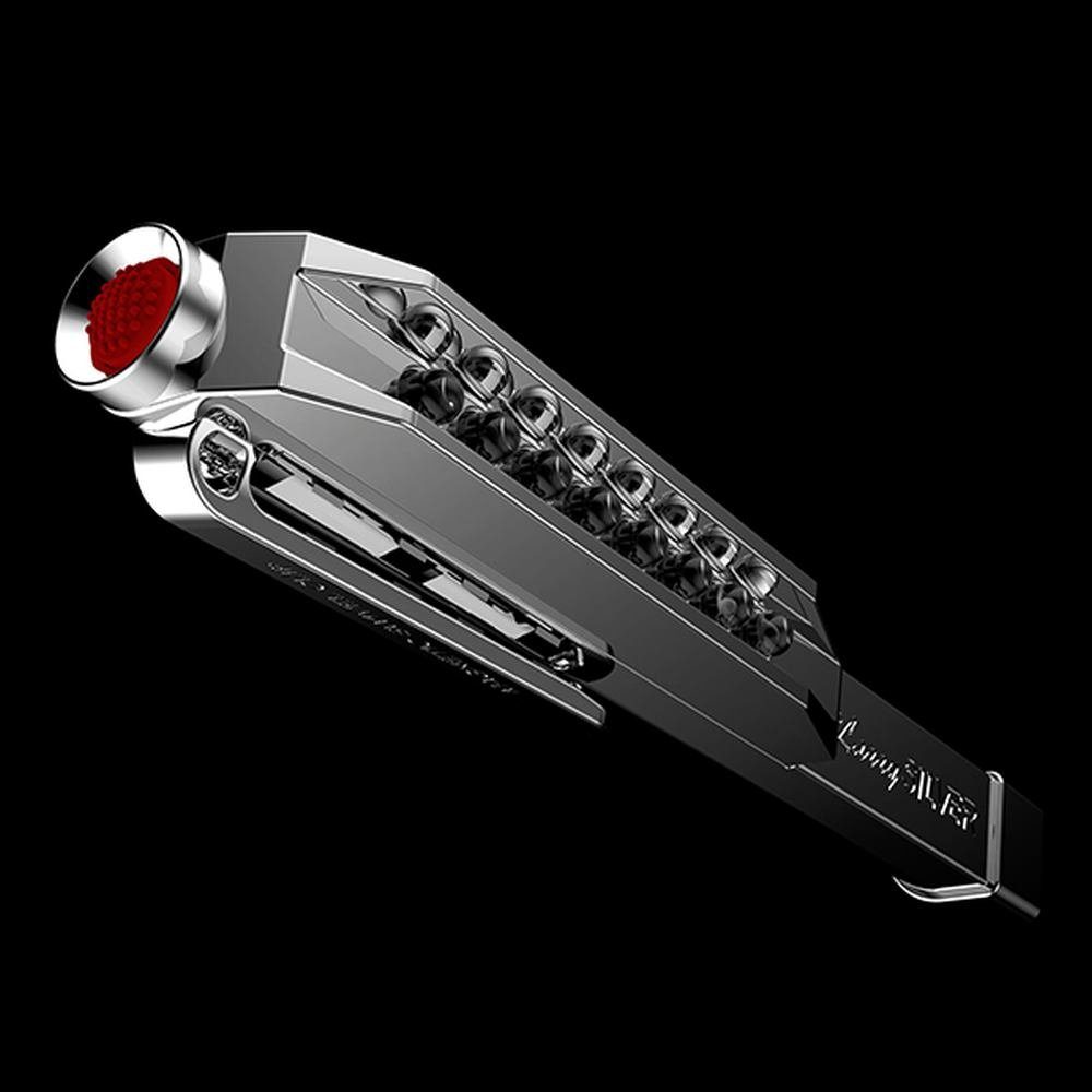 NEBO LED Taschenlampe Magnet Taschenlampe Big Larry Werkstattlampe Arbeitslampe, mit 8 Hochleistungs-LEDs