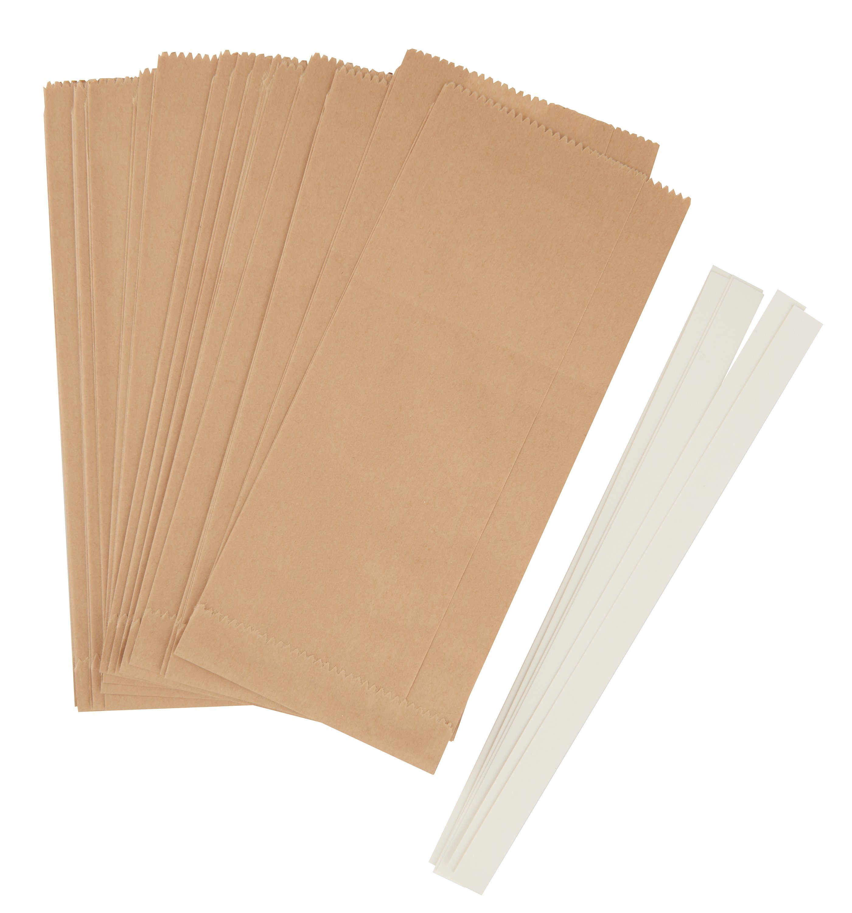 Rico Design Бумагаdekoration Бумагаtüten Sterne-Set, groß, Braun