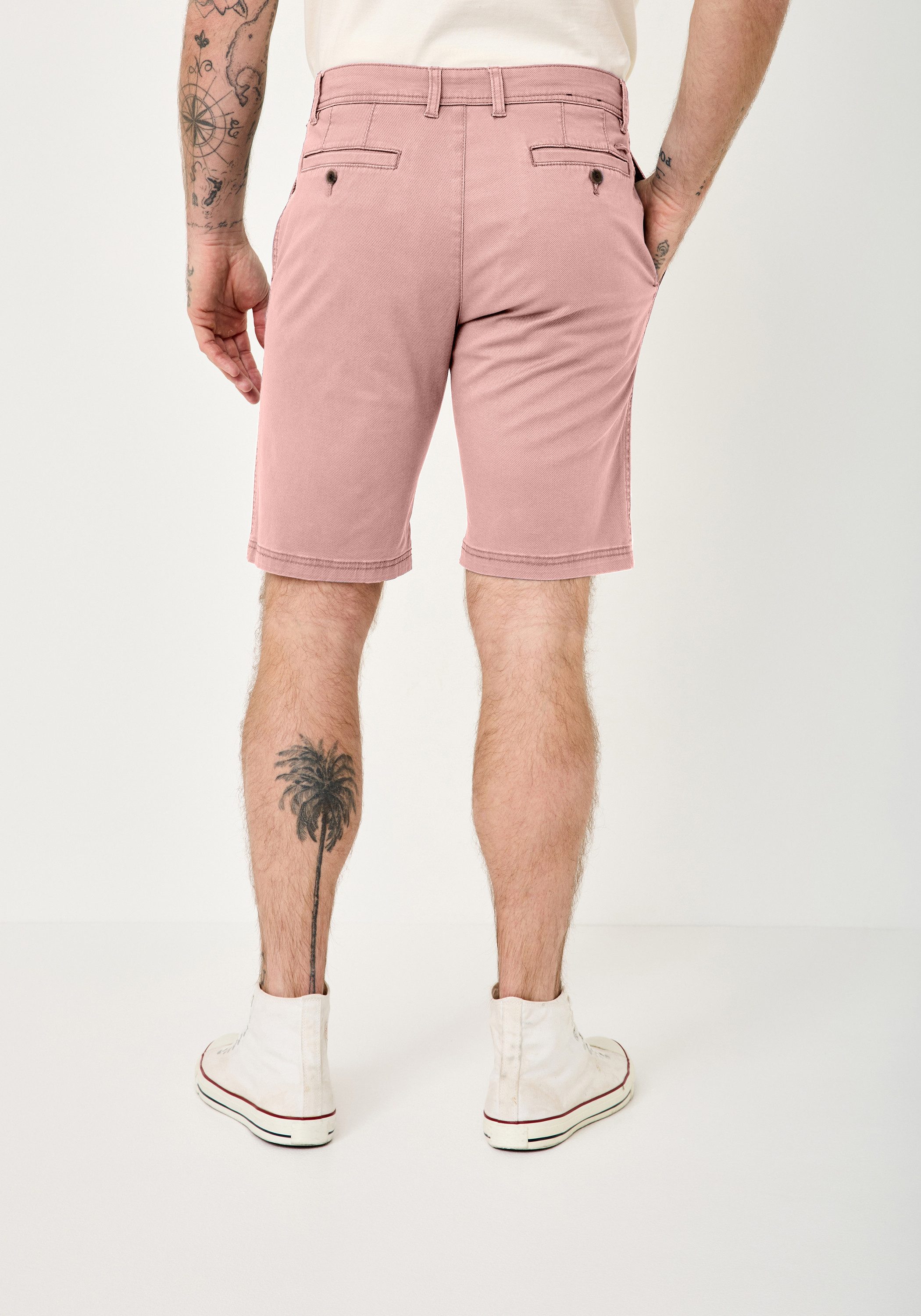 Redpoint Chinoshorts Surrey Chino Stretch-Bermudas mit Printmuster