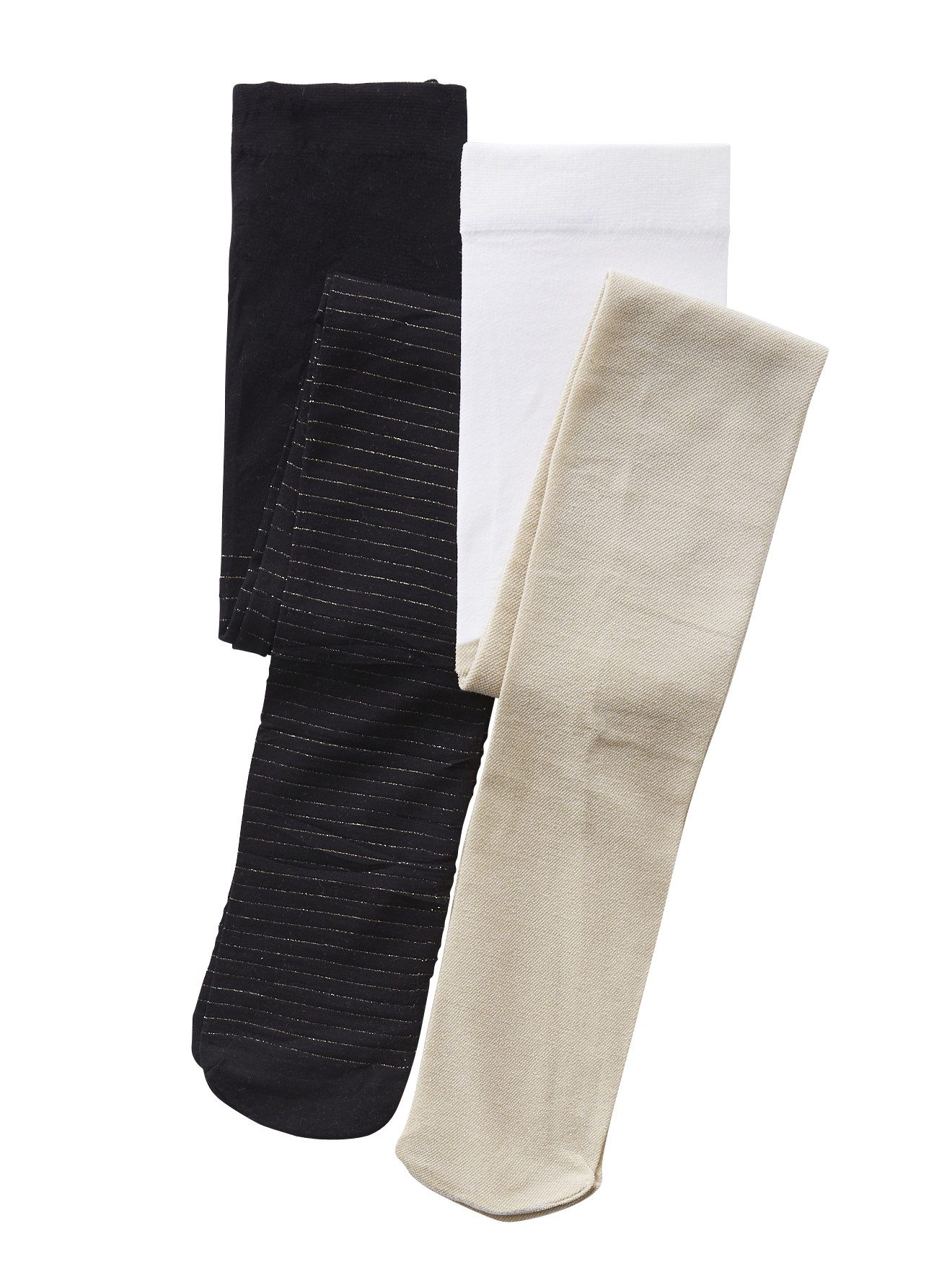 vertbaudet Strumpfhose Festliche Mädchen Feinstrumpfhosen 2er-Pack