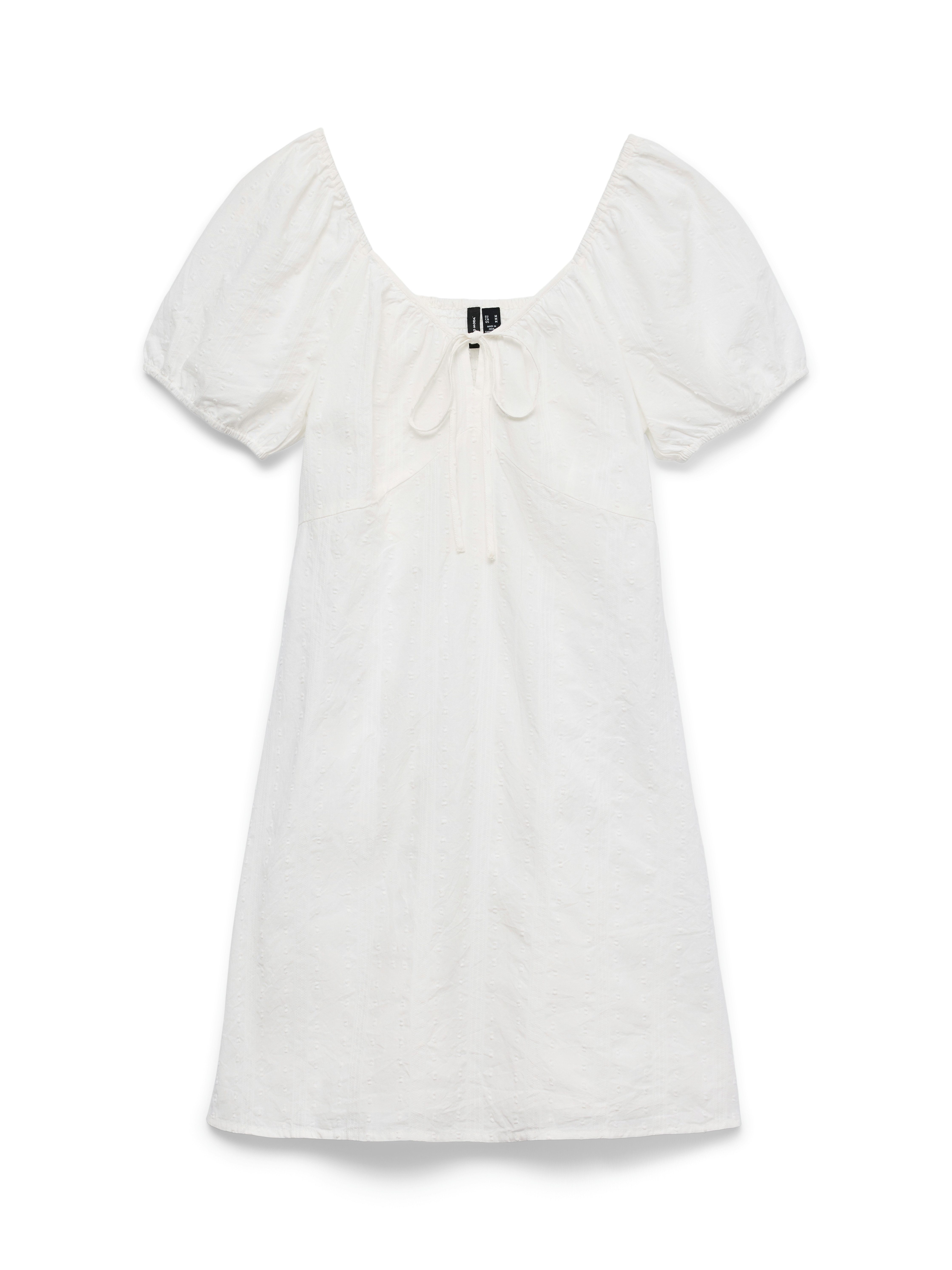 Vero Moda Minikleid VMJUTTY SS SHORT DRESS WVN Baumwolle – Bild 5 von 5