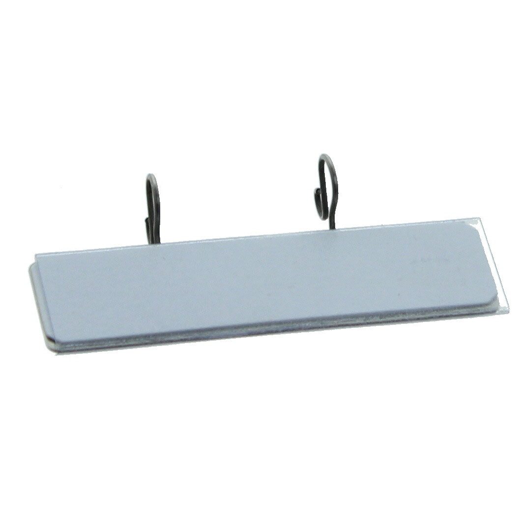 Briefablage Beschriftungsschildchen 121 für Briefkörbe und Tablare BxH 68x20mm ver