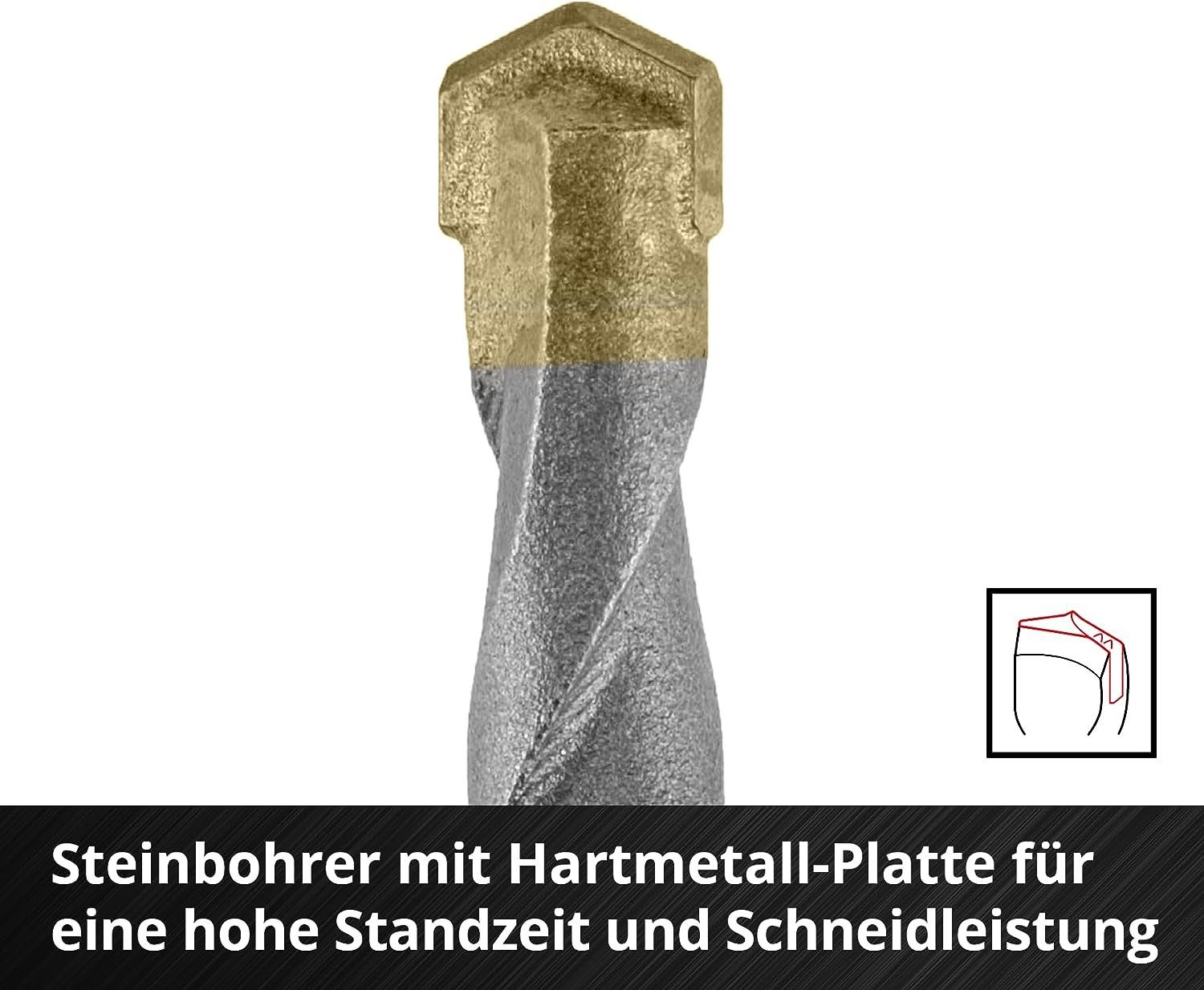 Bohrer-Set, und Einhell Metallbohrer M-CASE E Holz, 16-tlg. Stein, Bitset, 6.3 Schaft mit Bohrer-