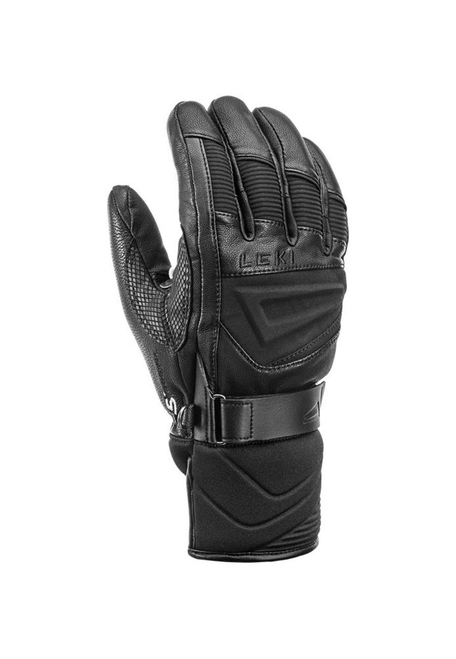 Leki Fäustlinge Leki Griffin S Ski-Lederhandschuh 649-809301 schwa
