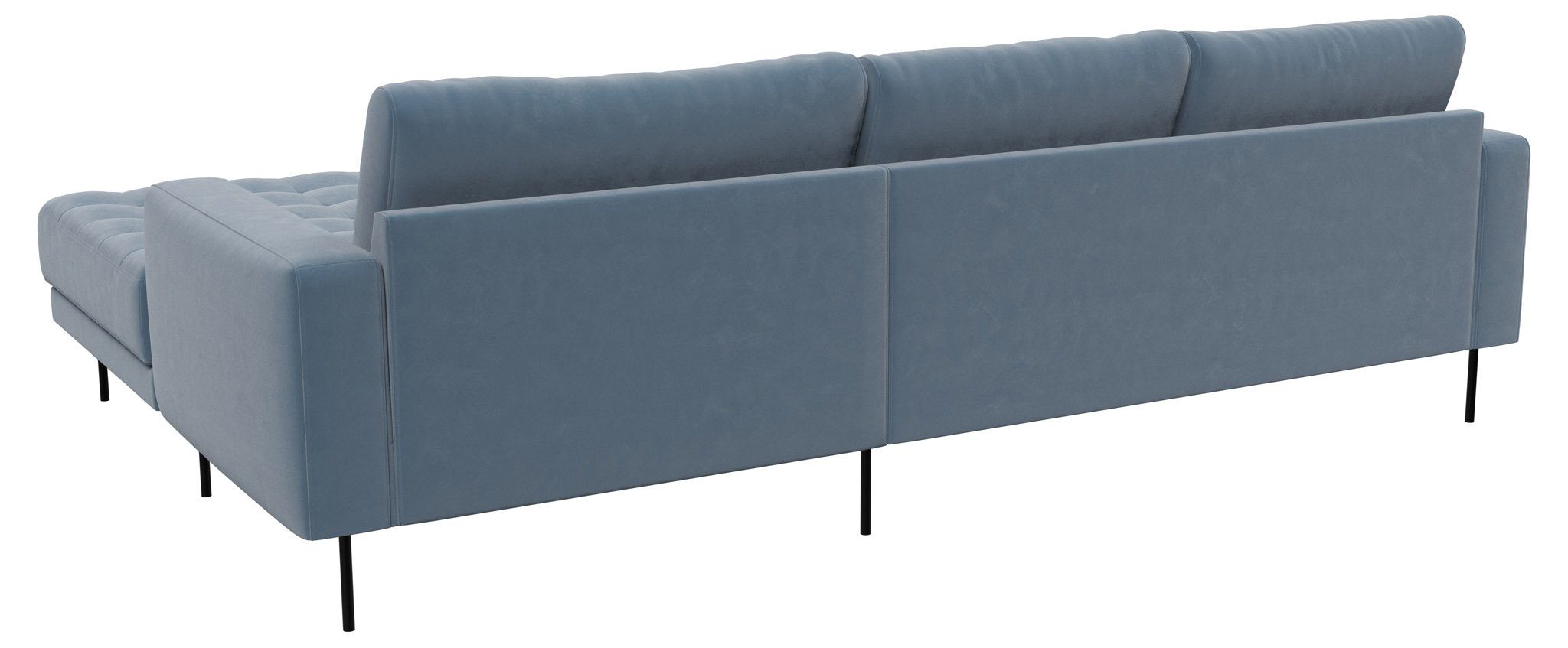 ebuy24 Sofa Rouge Staubblau//Rechtsgewendet mit.//Staubblau//Rechtsgewen 2,5-Sitzer-Sofa