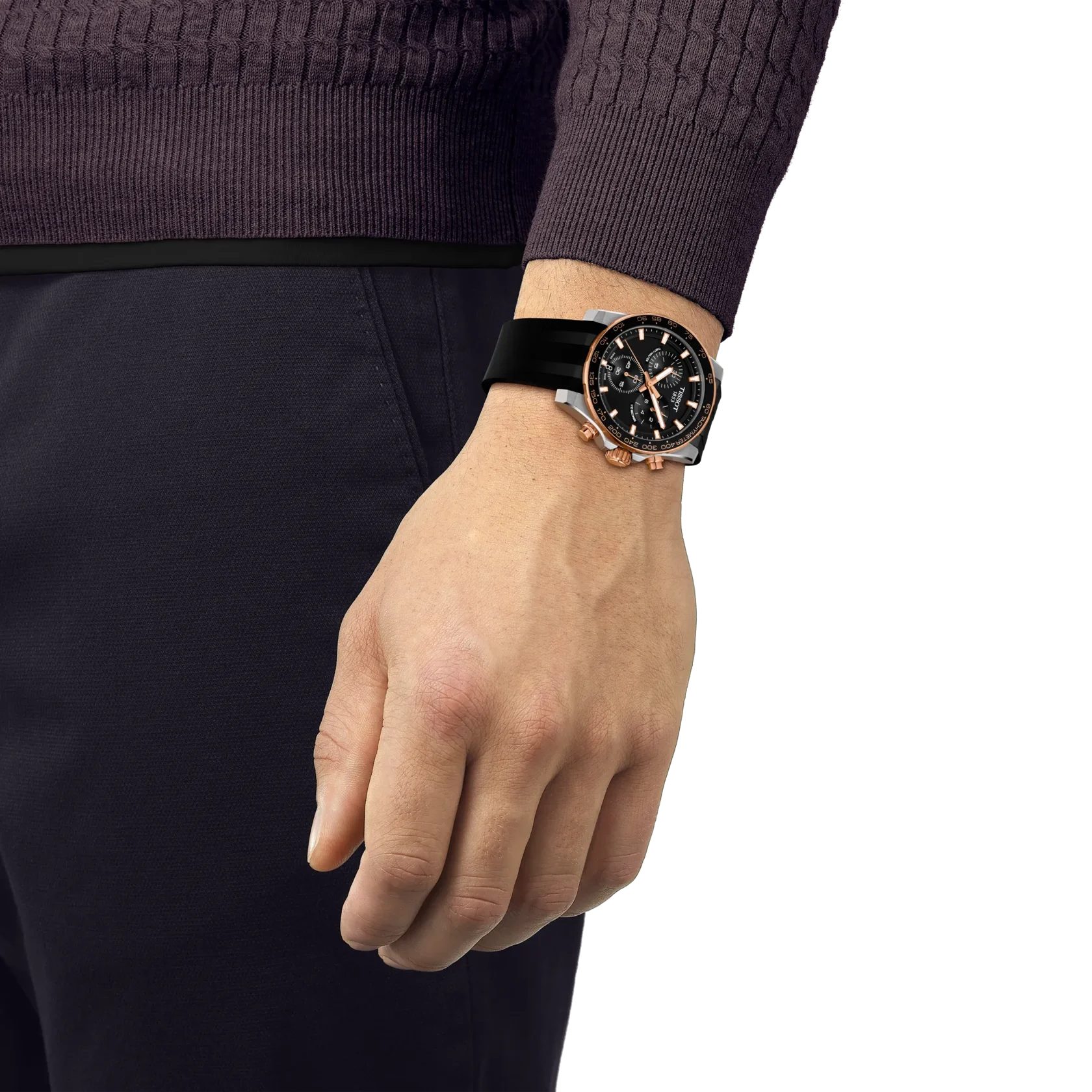Tissot Chronograph Herrenuhr Tissot Supersport Chrono 42 mm