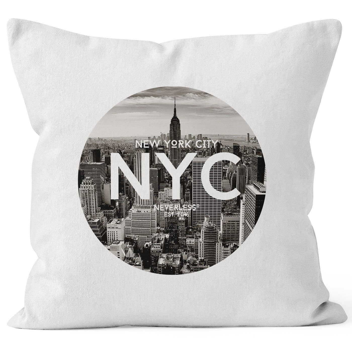 Autiga Dekokissen Kissenbezug Kissen-Hülle 40x40 New York City Manhatten Sk günstig online kaufen