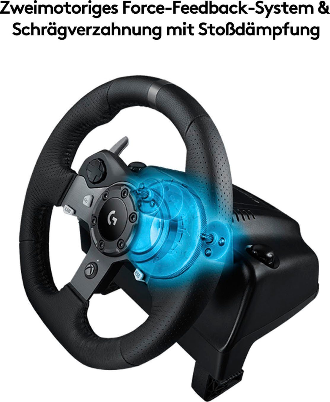 Logitech G G920 EMEA Racing Force - Gaming-Lenkrad Wheel Driving USB