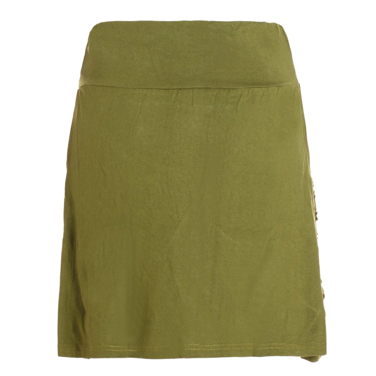 Vishes Minirock Damen A-Linie Rock Baumwolle günstig online kaufen