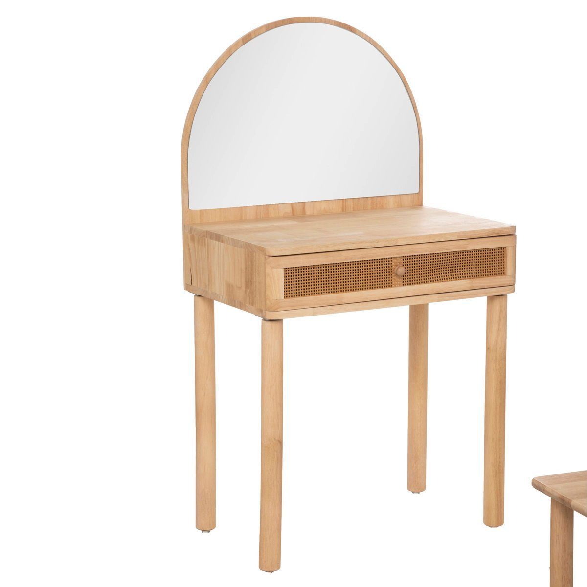 Atmosphera Créateur d'intérieur Kindertisch Schminktisch für Mädchen CAMPAGNE, mit Spiegel und Sitzhocker (funktional), keine