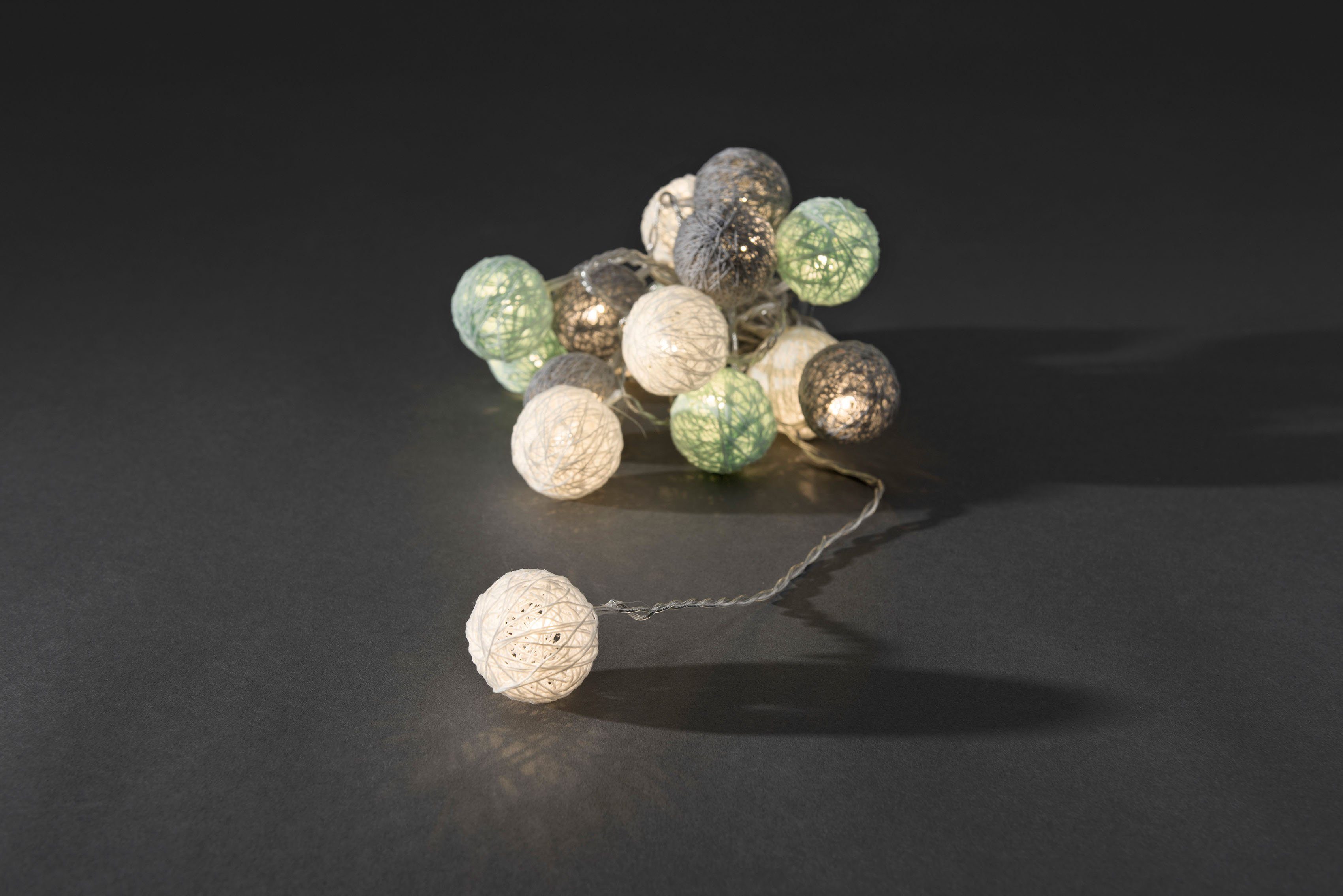 KONSTSMIDE LED-Lichterkette Weihnachtsdeko, 16-flammig, LED Dekolichterkett günstig online kaufen