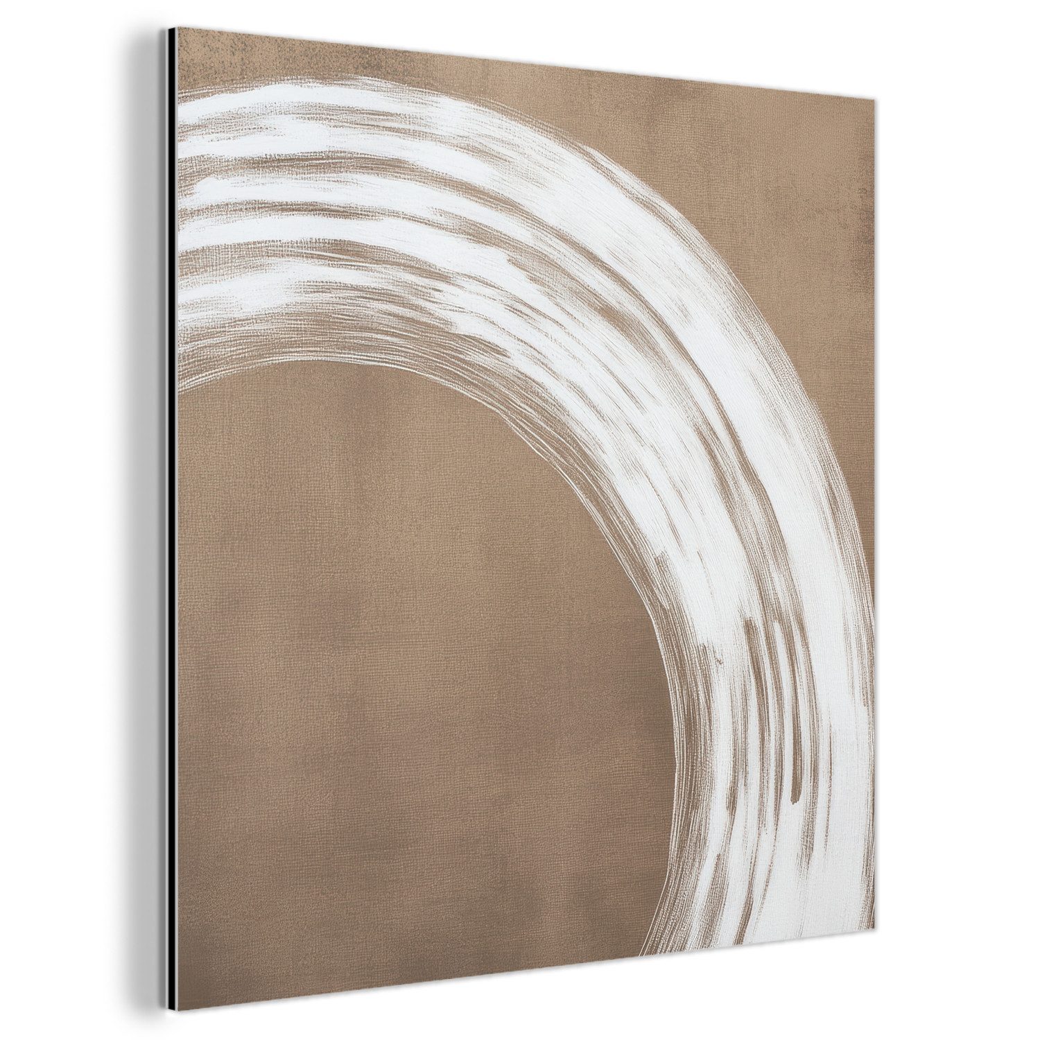 MuchoWow Metallbild Farbe - Braun - günstig online kaufen