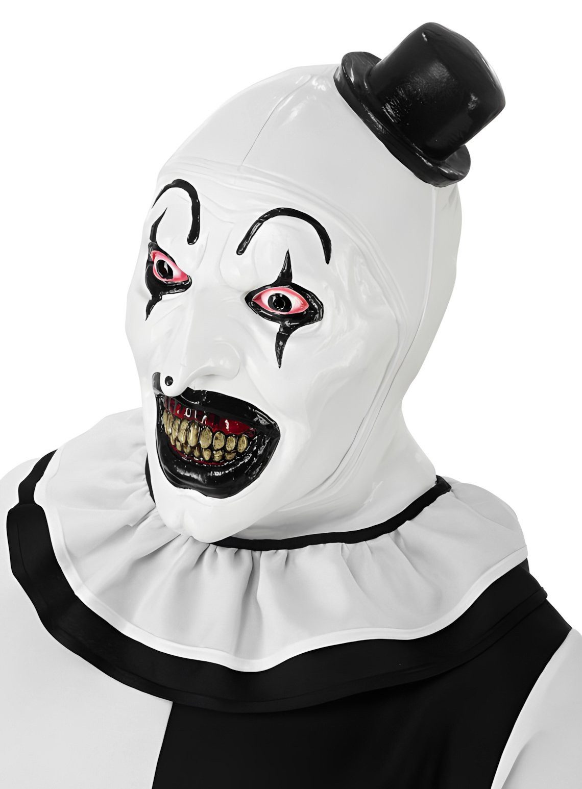 CHAKS Verkleidungsmaske Horrorclown - Halloween Maske Herren Gruselkostüm, Der schräge Horrorclown aus der beliebten Horrorfilm-Reihe