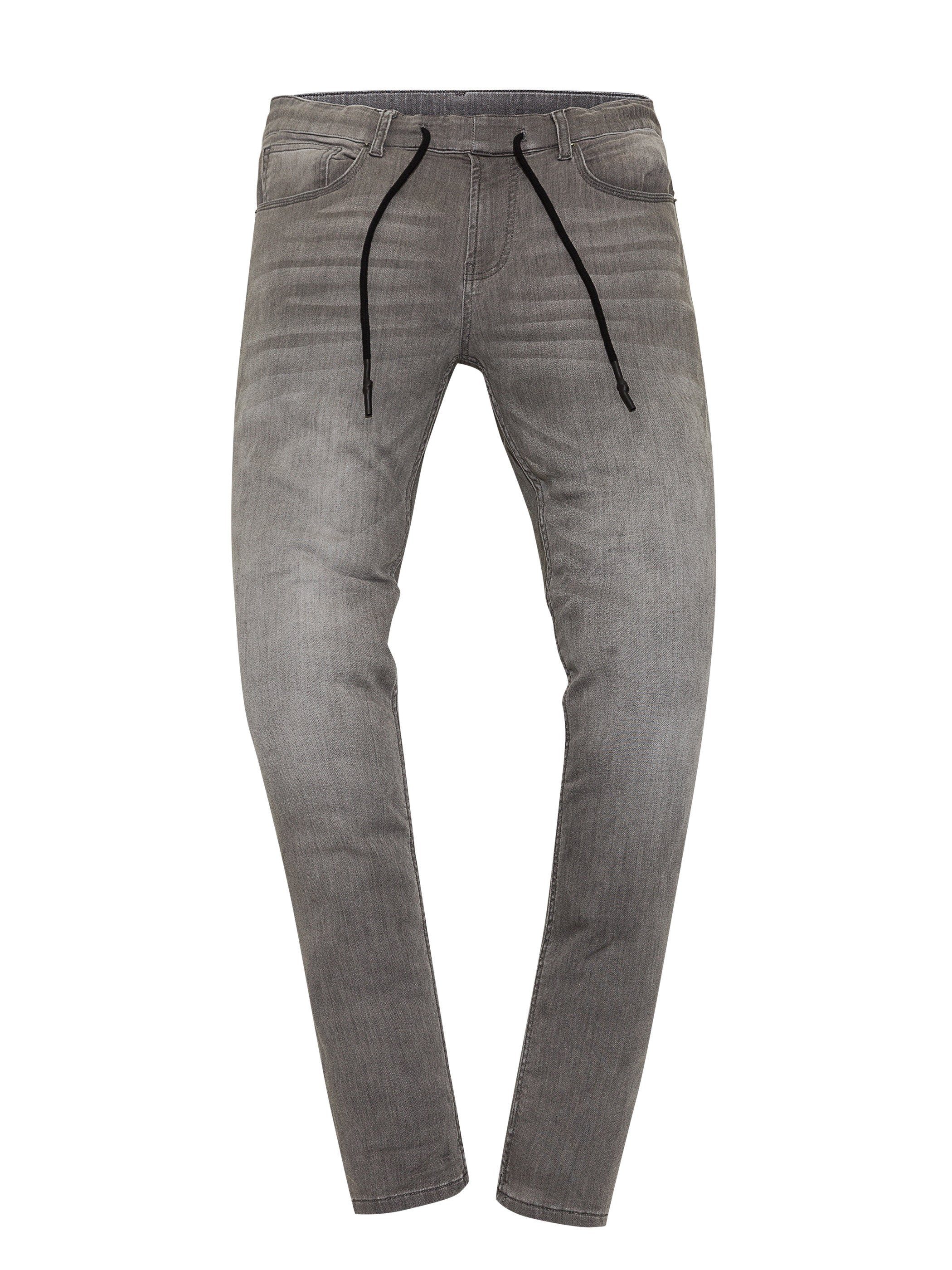 Yazubi Slim-fit-Jeans Herren Sweathose in Jeansoptik Erik Schmale Jeans, mit Stretch-Anteil – Bild 5 von 5