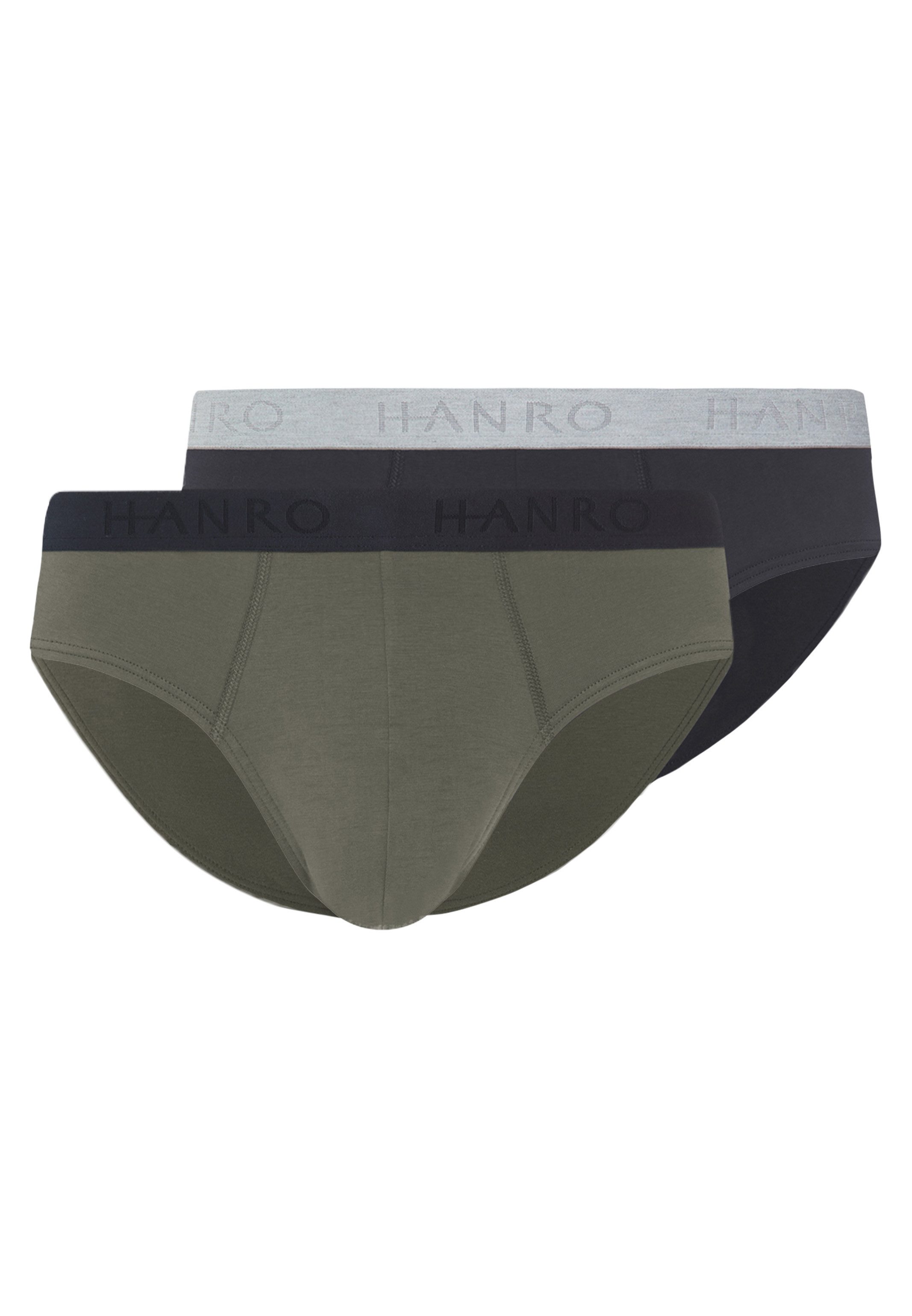 Hanro Slip 2er Pack Cotton Essentials (Spar-Set, 2-St) Slip / Unterhose - Baumwolle - ohne Eingriff - Atmungsaktiv