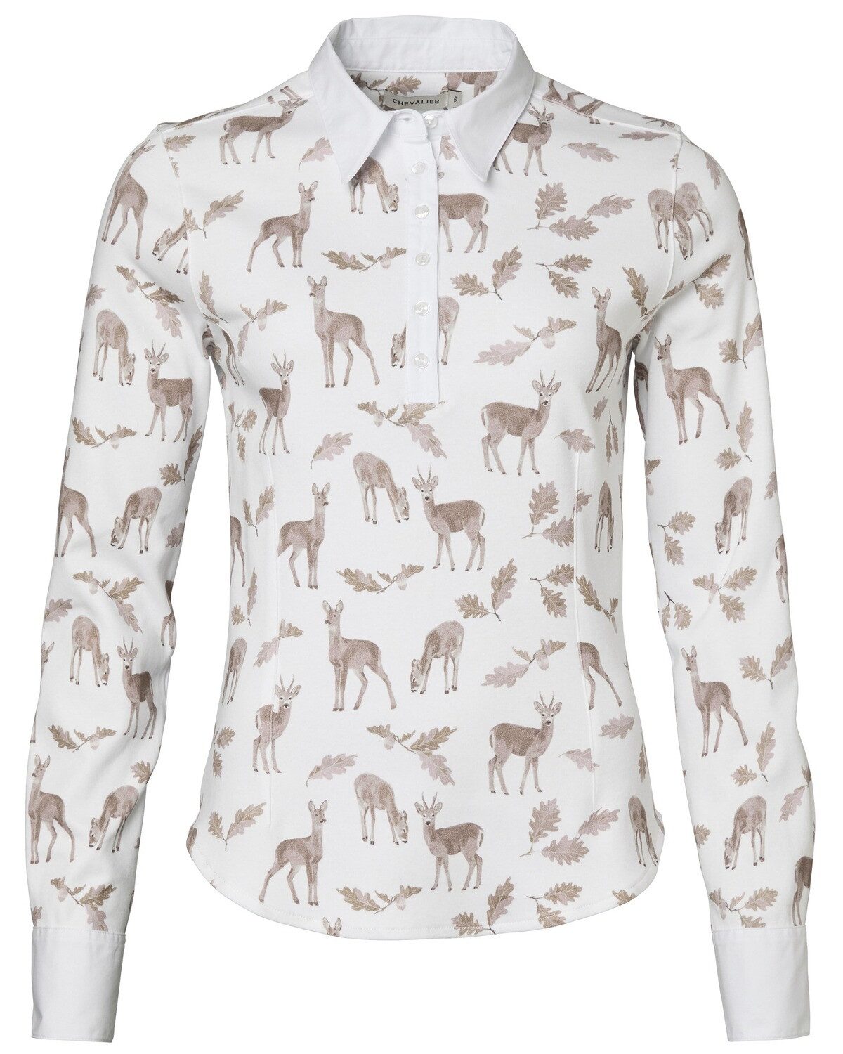 Chevalier Langarmbluse Jersey-Bluse Leslie