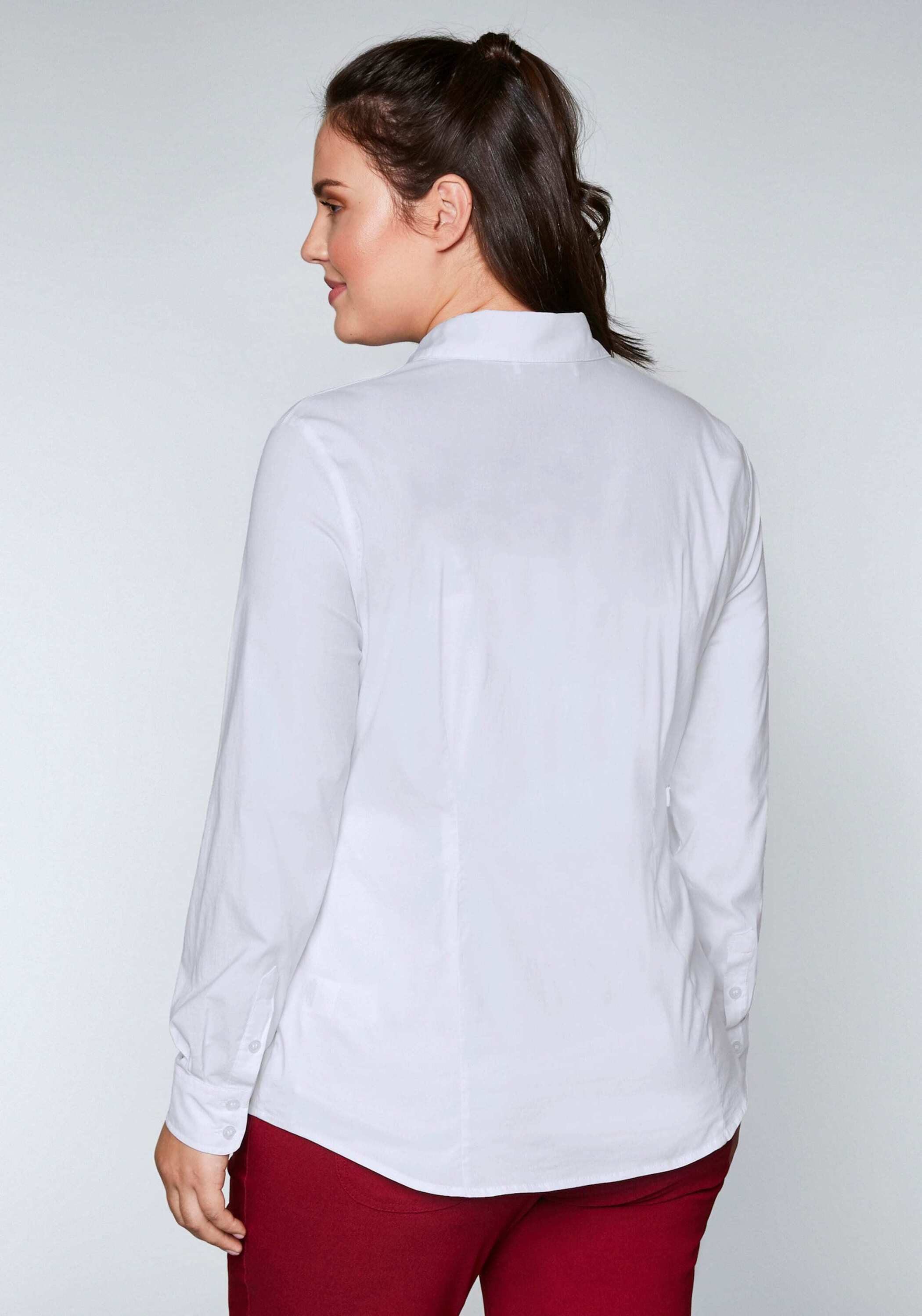 Sheego Klassische Bluse Hemdbluse Langarm günstig online kaufen