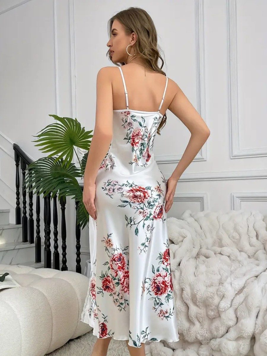 Elegant Love Maxikleid Sexy Satin-Schlafanzug – günstig online kaufen