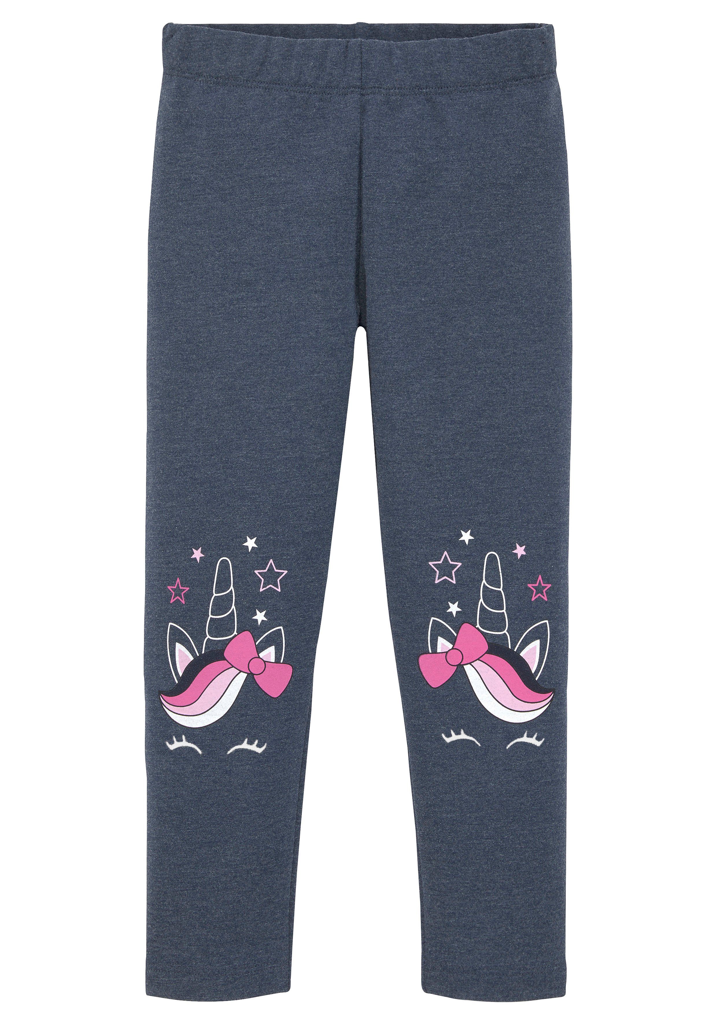 Sweatleggings innen angerauht Einhorn weich Arizona