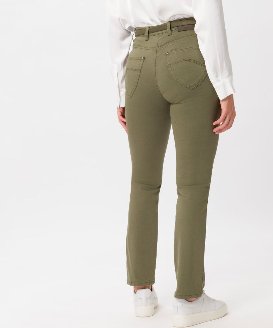 INA Style by RAPHAELA BRAX dunkelgrün 5-Pocket-Jeans FAY