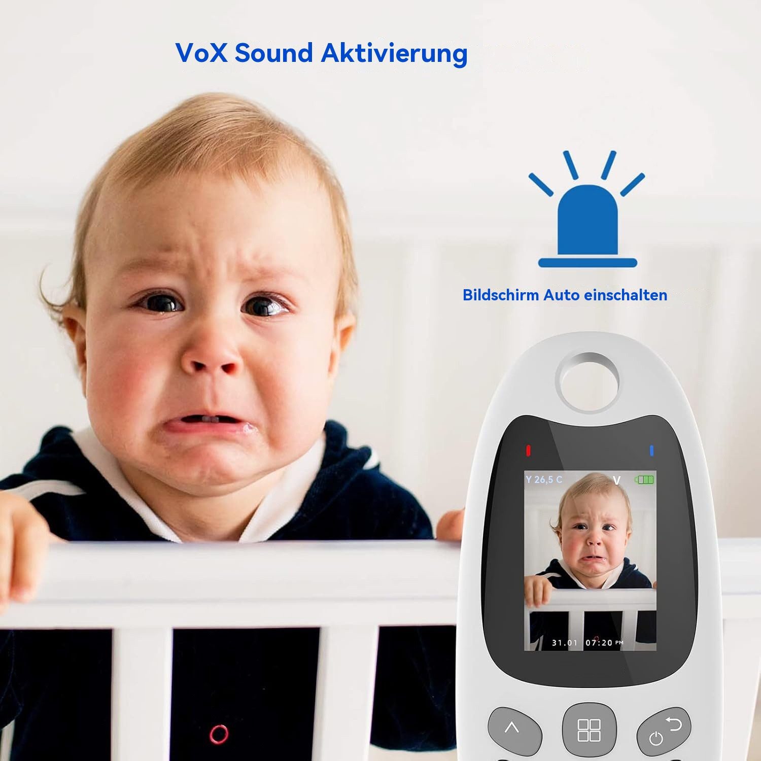 Boifun Video-Babyphone 2" - Bild 4