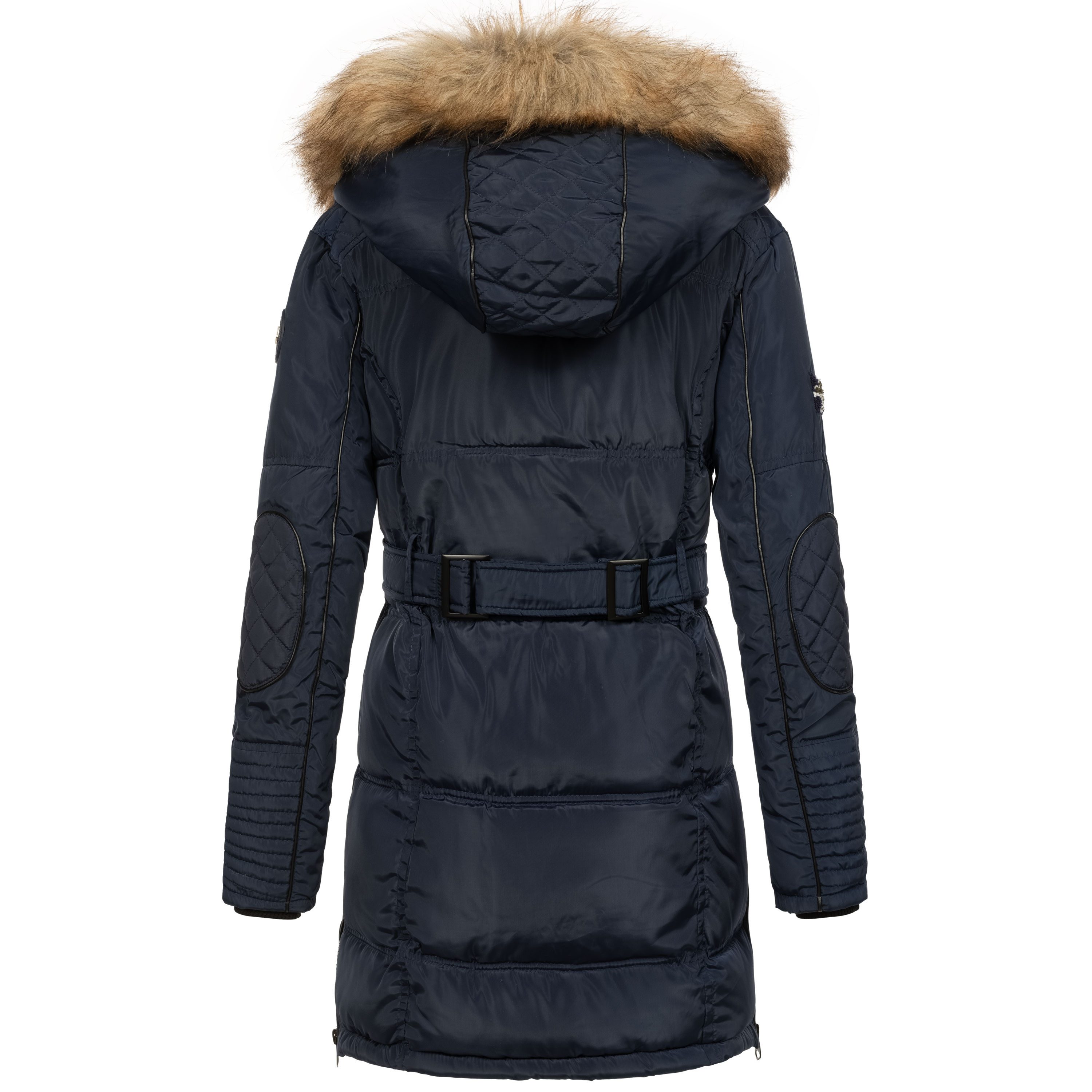 Geographical Norway Parka Damen Outdoor Winter Jacke Mantel lang geschnitten